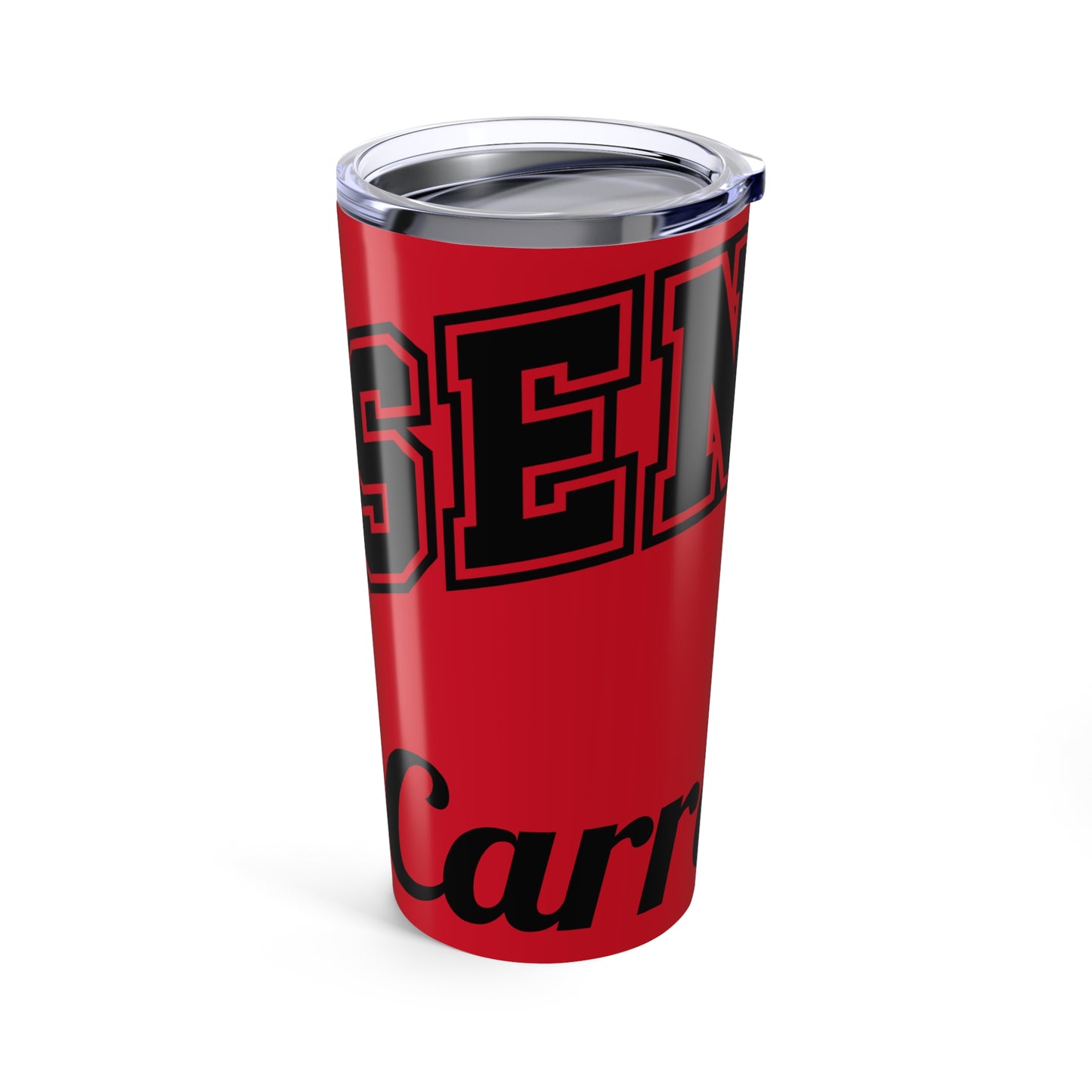 Carrollton Senior 2026 Red Custom 20oz Tumbler for Teams, Sports Events, Graduation, Gift, Travel
