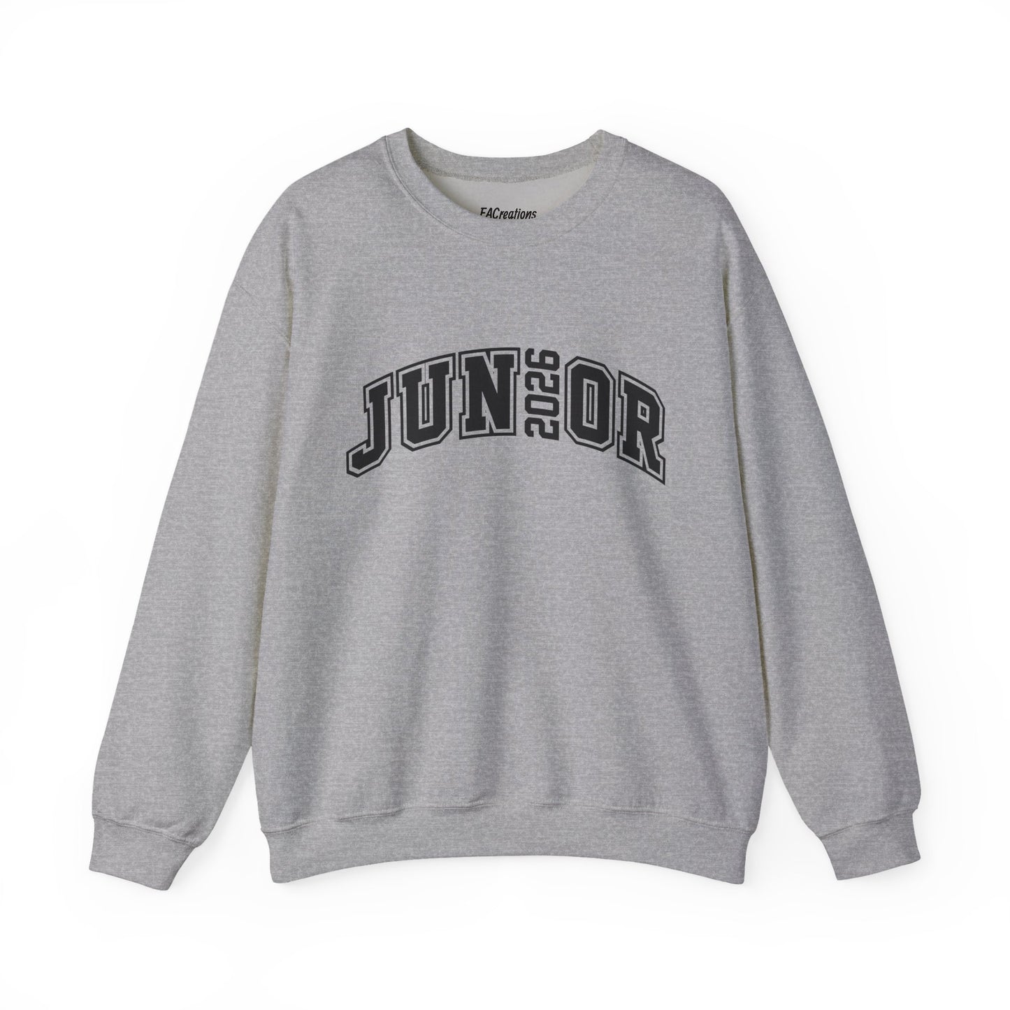 Junior 2026 Crewneck Sweatshirt | Trendy Unisex Gift for Graduates | Cozy Casual Wear | Class of 2026 Apparel | Back to School Fashion