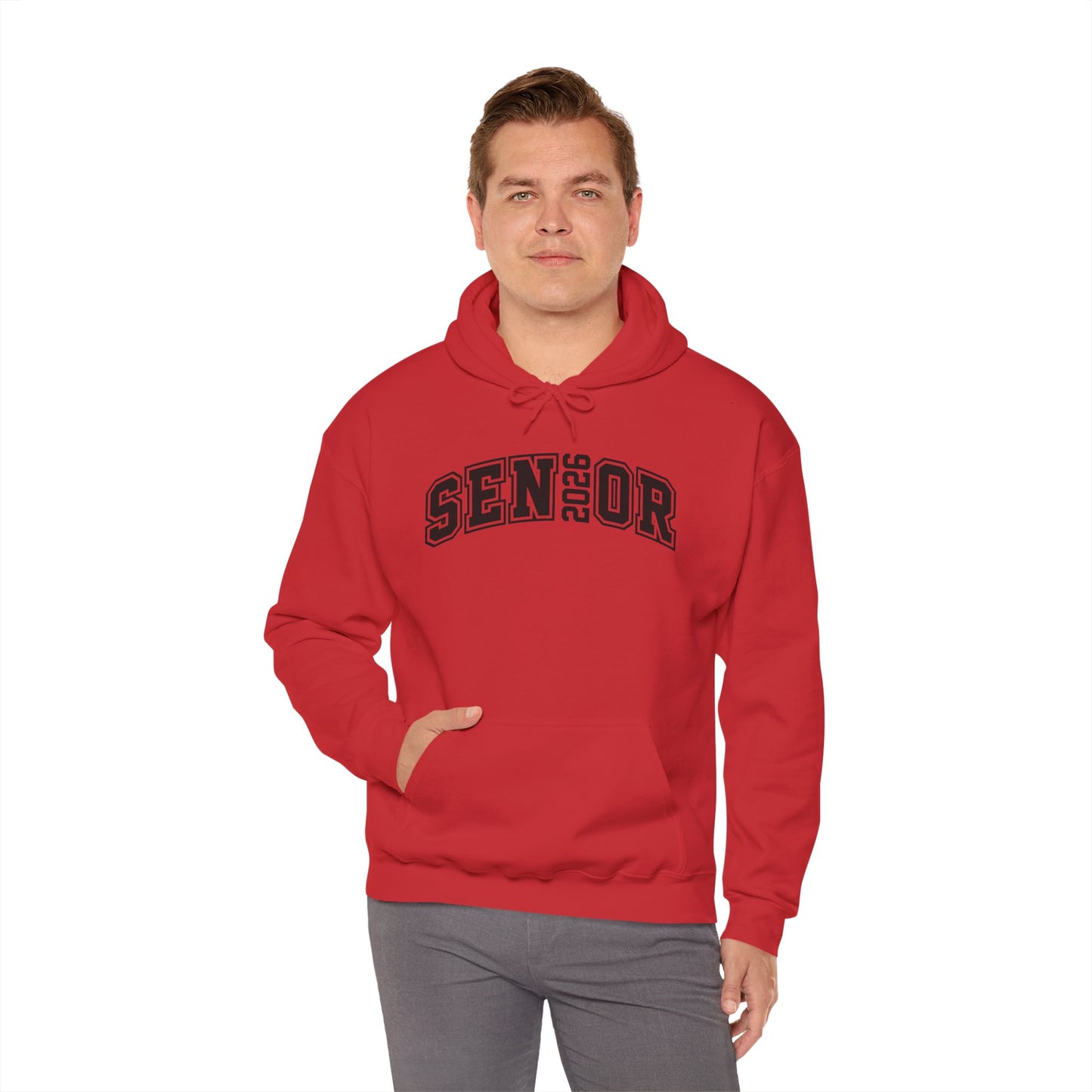 Senior Year 2026 Hoodie, Unisex Sweatshirt for Graduates, Custom Graduation Gift, School Spirit Wear, Cozy Outfit for Celebrations