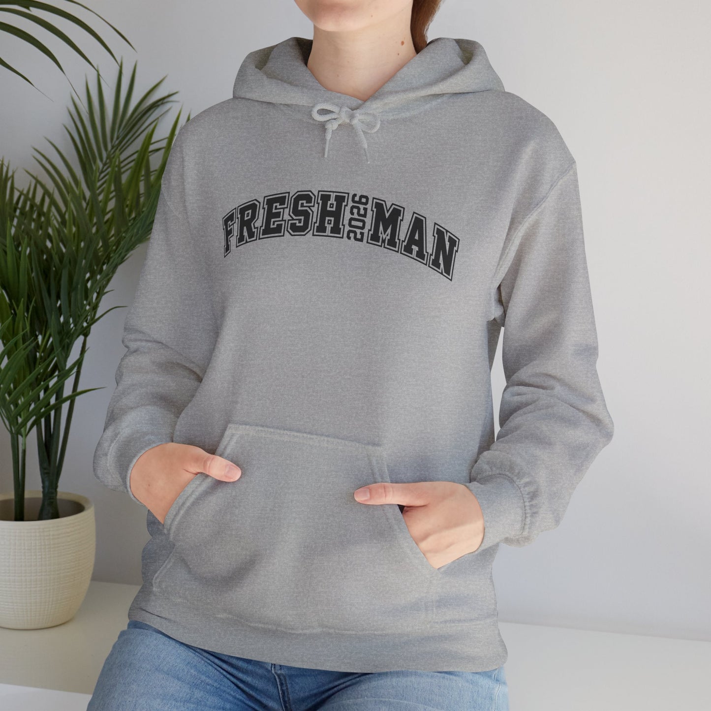 Freshman Unisex Hoodie, College Sweatshirt, Back to School Apparel, Class of 2026, Trendy Gift for Students