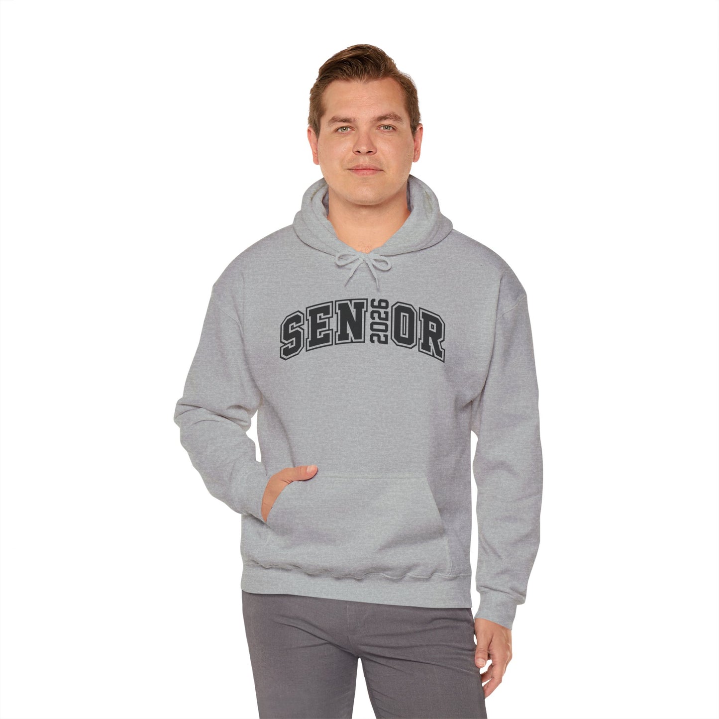 Senior Year 2026 Hoodie, Unisex Sweatshirt for Graduates, Custom Graduation Gift, School Spirit Wear, Cozy Outfit for Celebrations