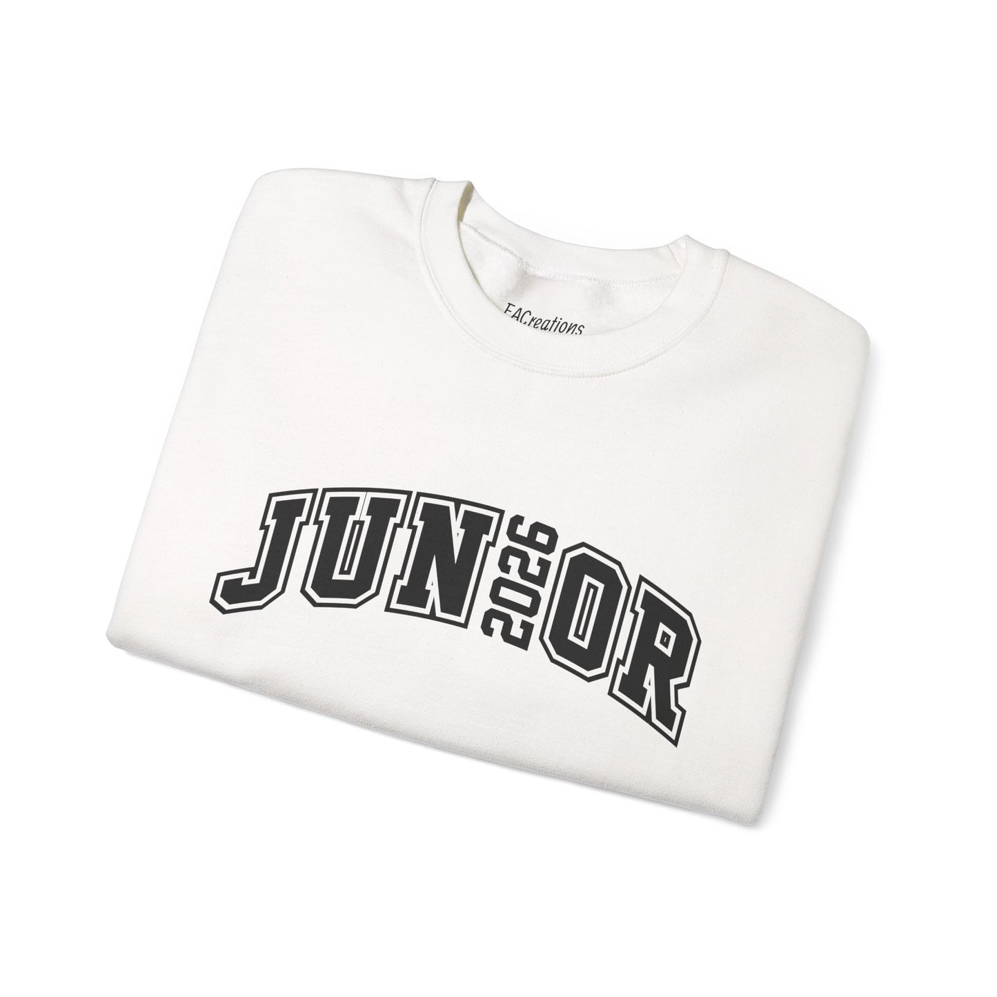 Junior 2026 Crewneck Sweatshirt | Trendy Unisex Gift for Graduates | Cozy Casual Wear | Class of 2026 Apparel | Back to School Fashion