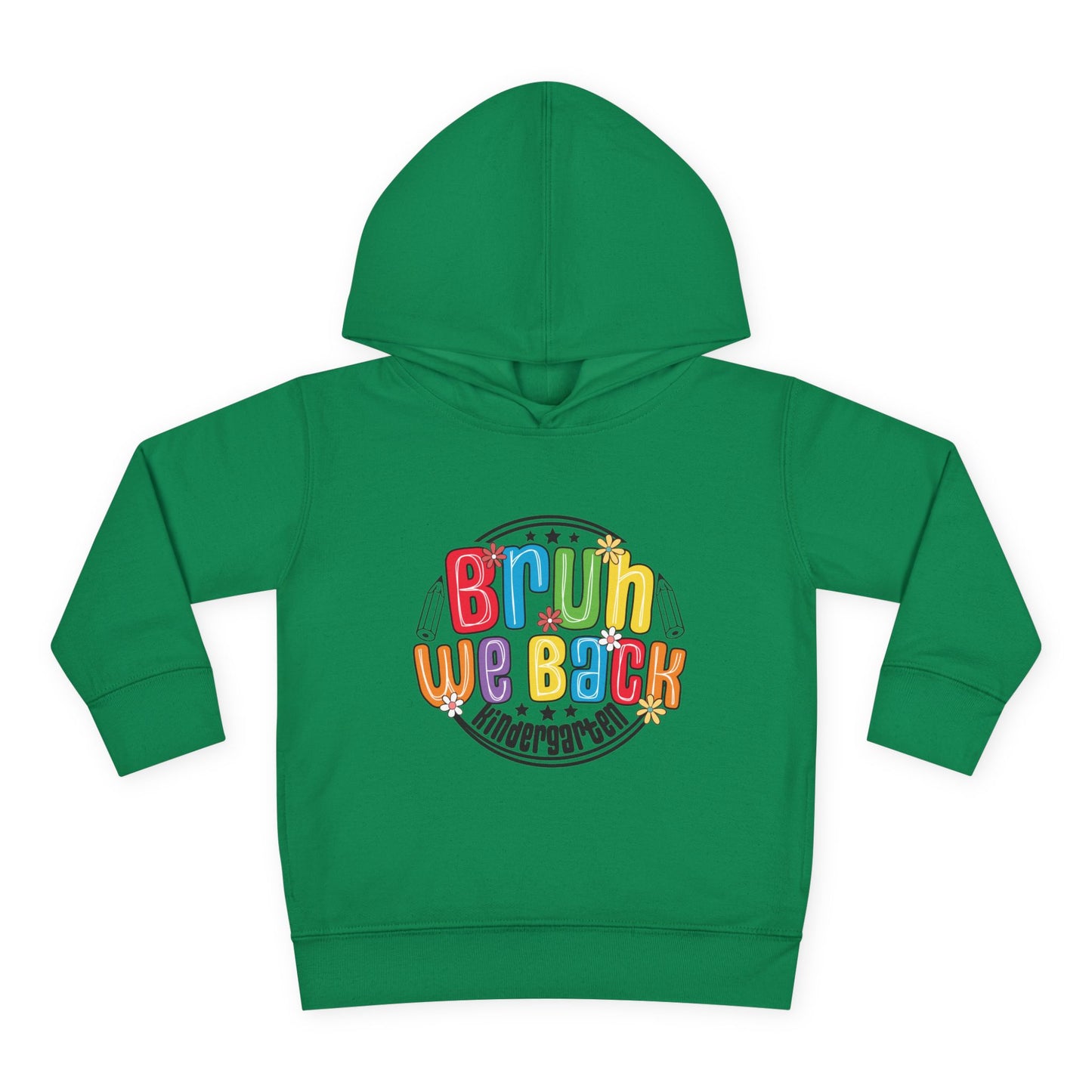 Bright Kindergarten Hoodie for Toddlers, Cute Fleece Pullover, Back to School Gift, Fun Kids Hoodie, Toddler School Apparel