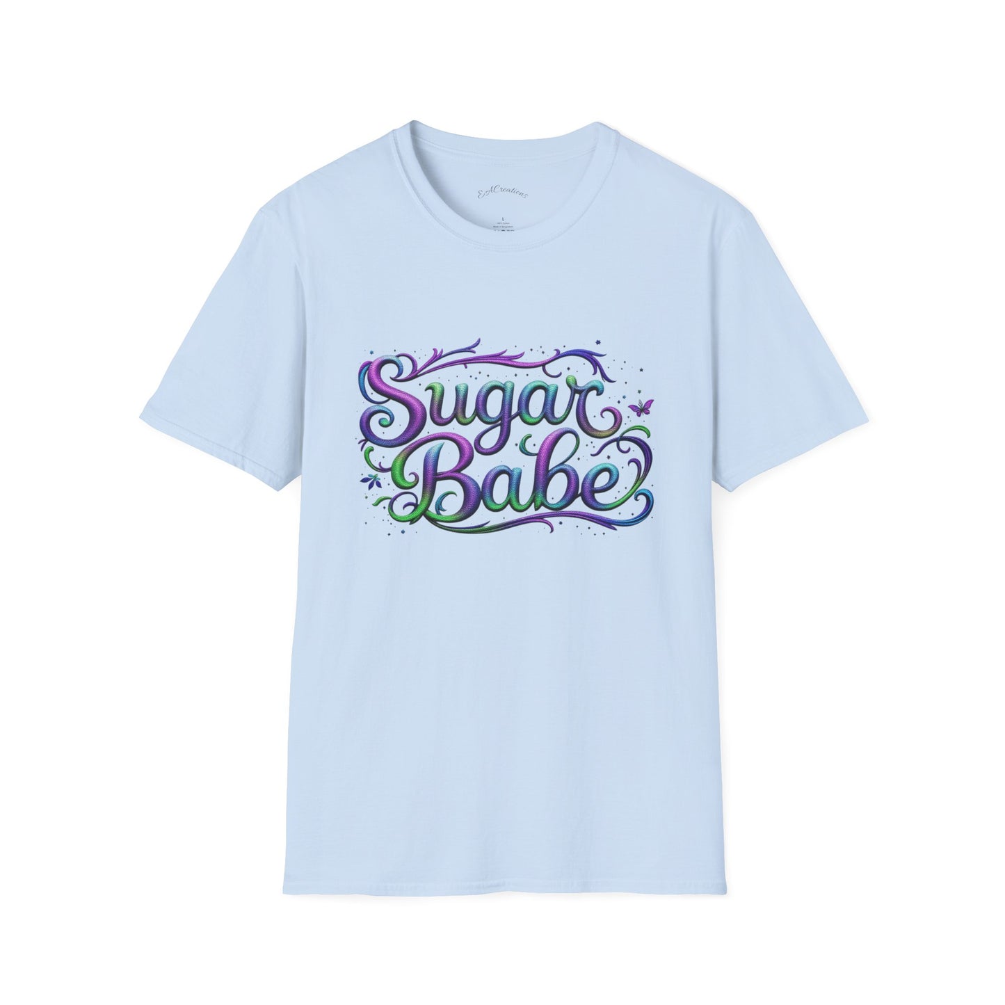 Sugar Babe Unisex Softstyle T-Shirt, Cute Graphic Tee, Casual Wear, Gift for Her, Spring Fashion, Trendy Top
