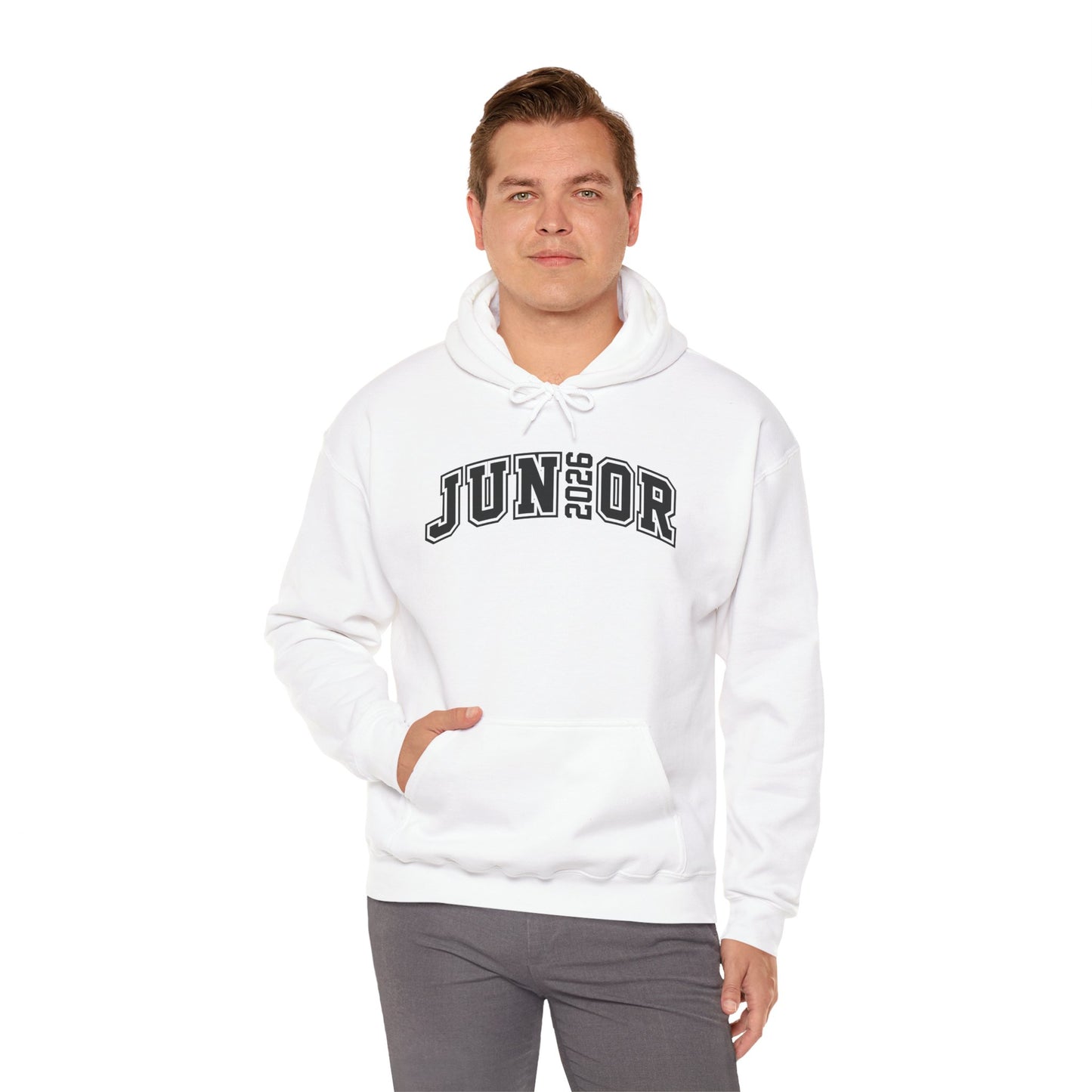 Junior 2026 Sweatshirt, Unisex Graduation Hoodie, Gift for Graduates, Casual College Apparel, Trendy Class of 2026 Hoodie