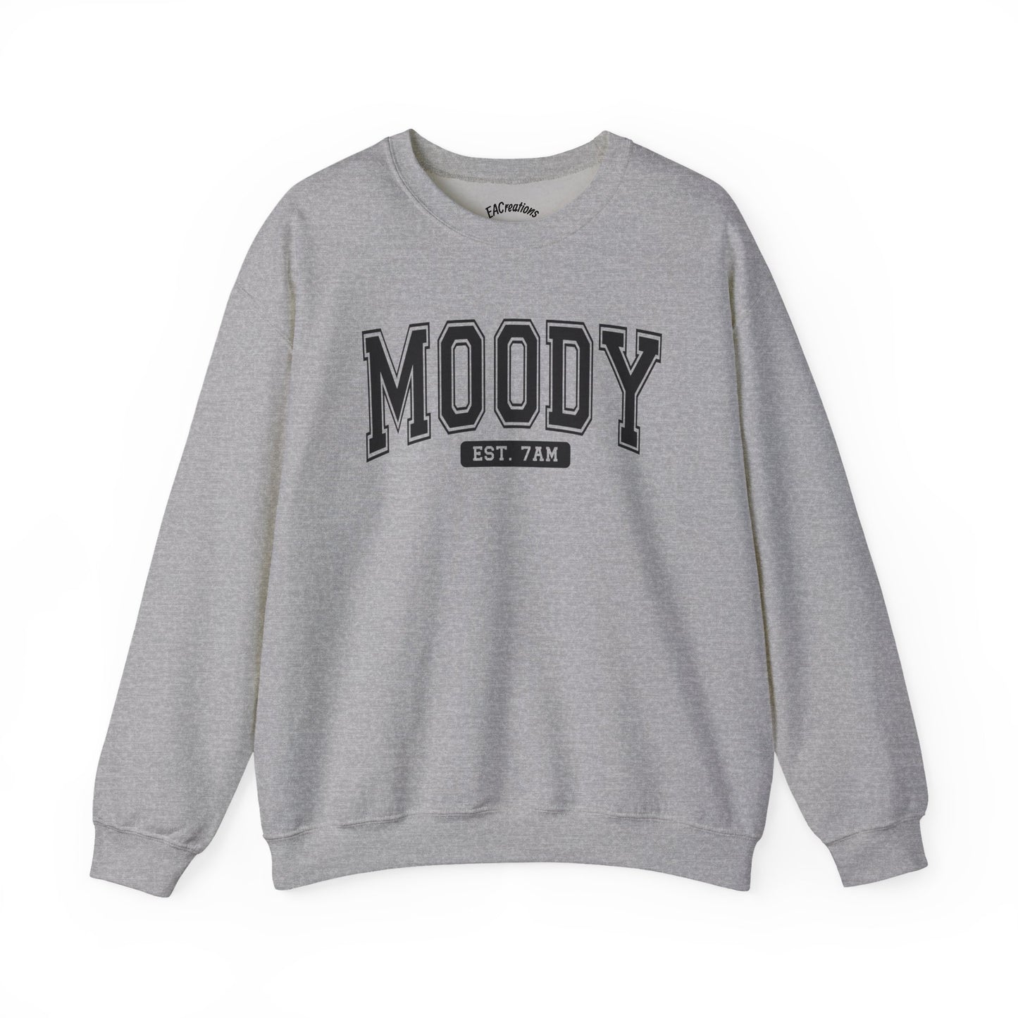 Moody Crewneck Sweatshirt for Every Mood, Cozy Layer for Fall, Gift for Friends, Casual Style, Unisex Fashion