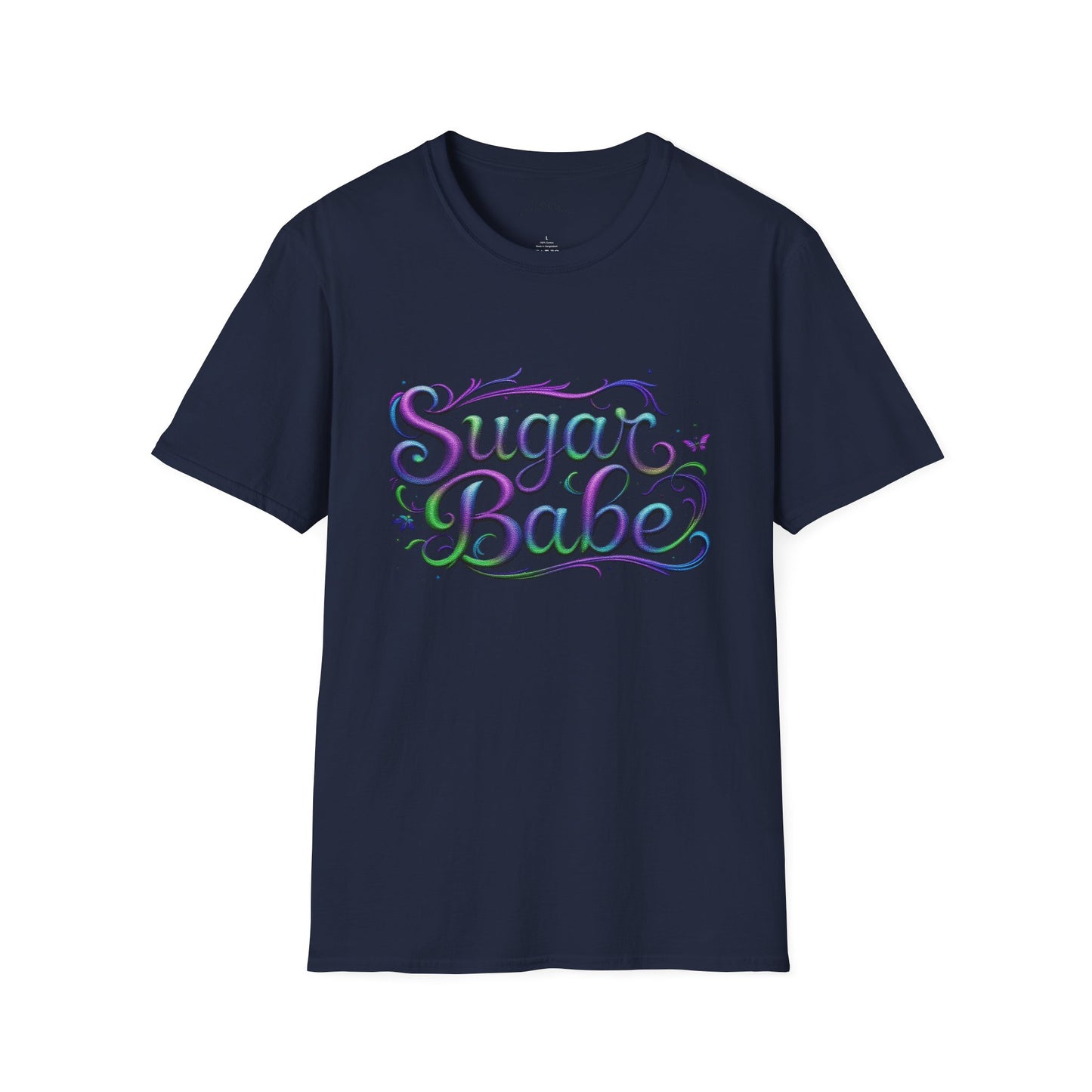Sugar Babe Unisex Softstyle T-Shirt, Cute Graphic Tee, Casual Wear, Gift for Her, Spring Fashion, Trendy Top