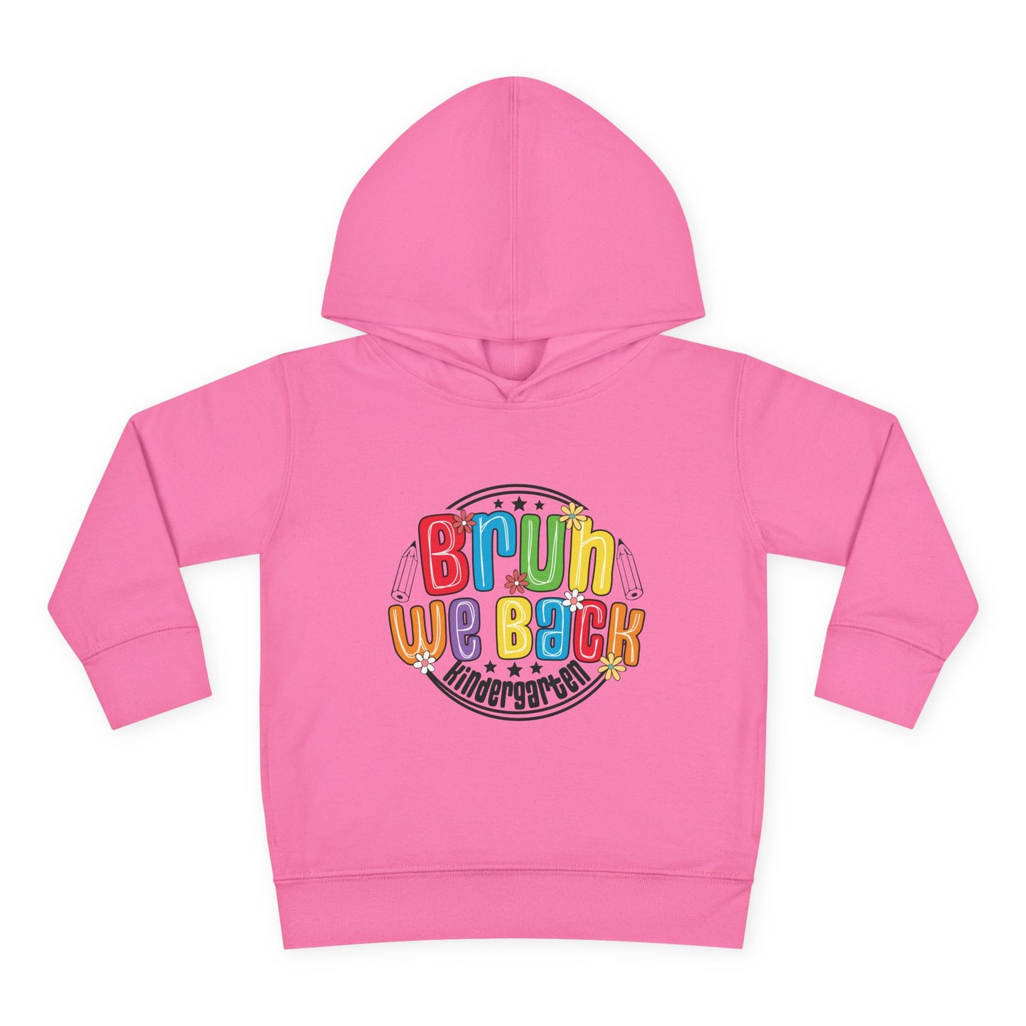 Bright Kindergarten Hoodie for Toddlers, Cute Fleece Pullover, Back to School Gift, Fun Kids Hoodie, Toddler School Apparel