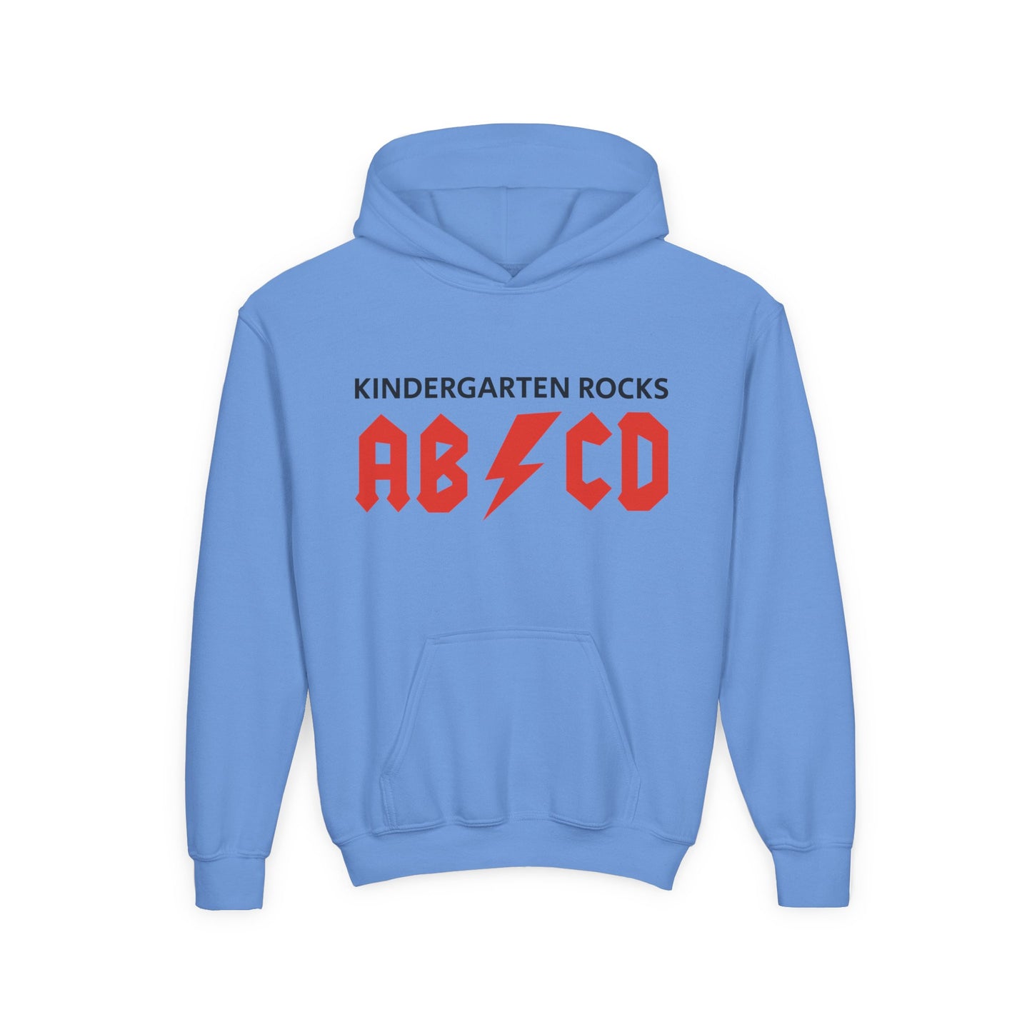 Kindergarten Rocks ABCD Youth Heavy Blend Hooded Sweatshirt