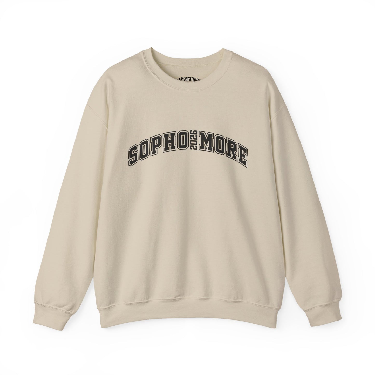 Sophomore Unisex Crewneck Sweatshirt, College Apparel, Graduation Gifts, Back to School Outfit, Cozy Casualwear, Trendy Sweatshirt