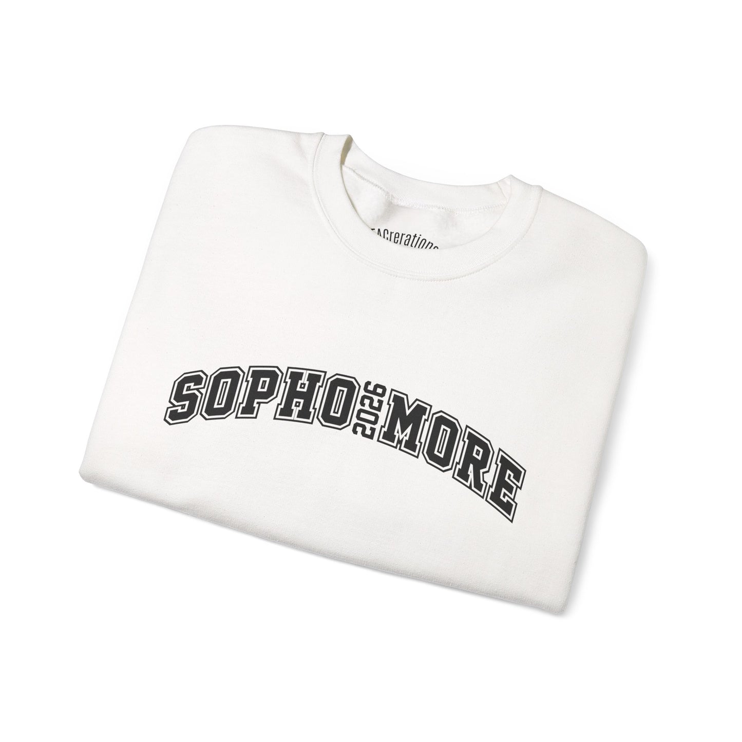 Sophomore Unisex Crewneck Sweatshirt, College Apparel, Graduation Gifts, Back to School Outfit, Cozy Casualwear, Trendy Sweatshirt
