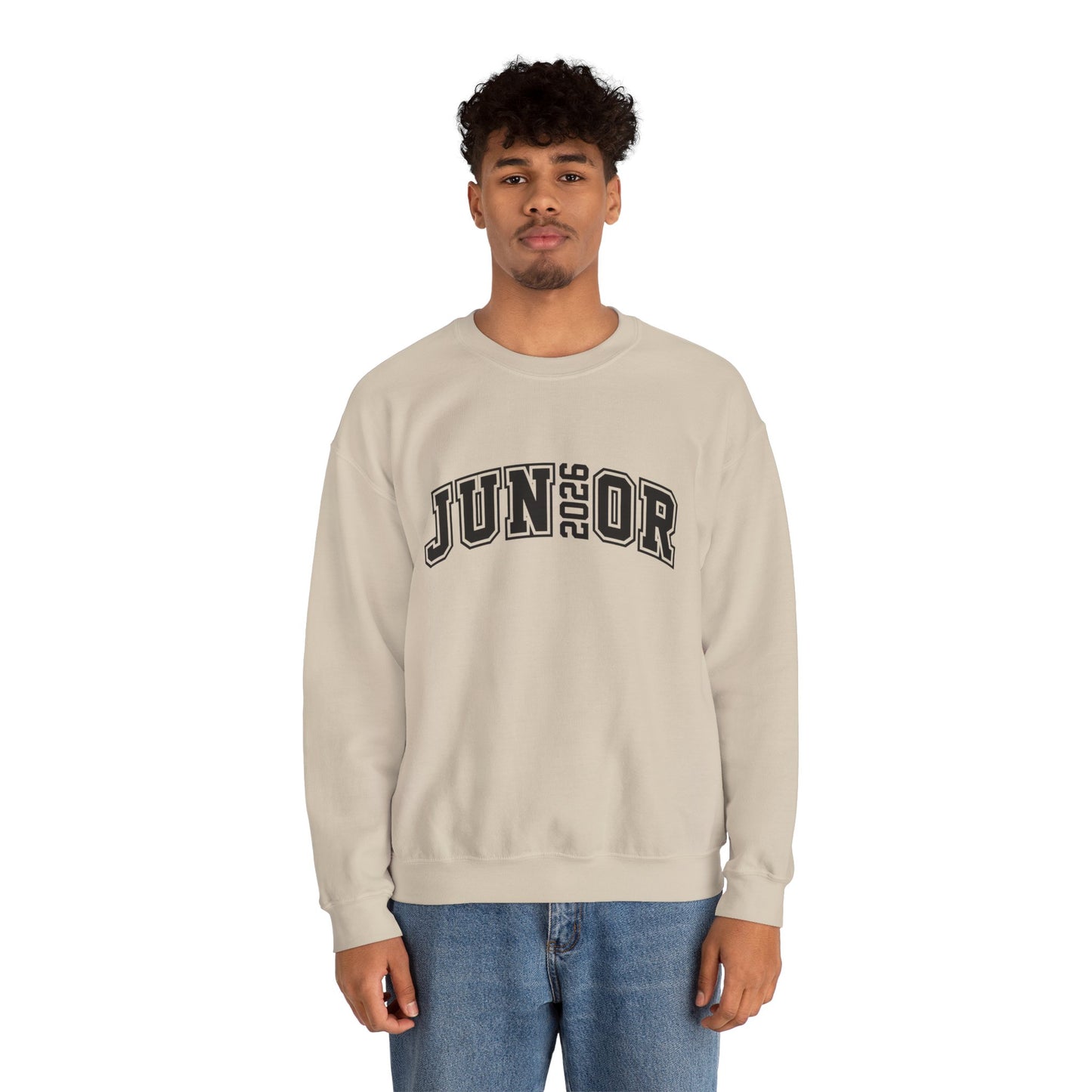 Junior 2026 Crewneck Sweatshirt | Trendy Unisex Gift for Graduates | Cozy Casual Wear | Class of 2026 Apparel | Back to School Fashion