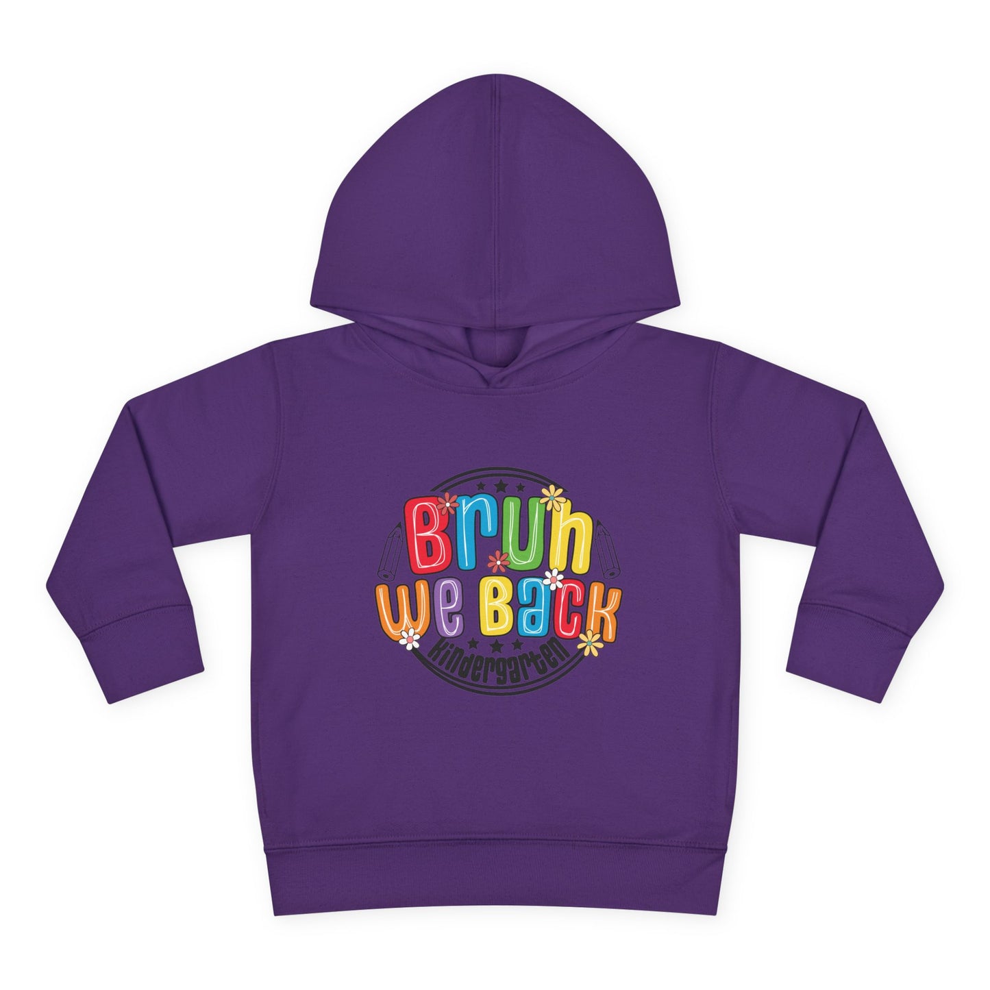 Bright Kindergarten Hoodie for Toddlers, Cute Fleece Pullover, Back to School Gift, Fun Kids Hoodie, Toddler School Apparel