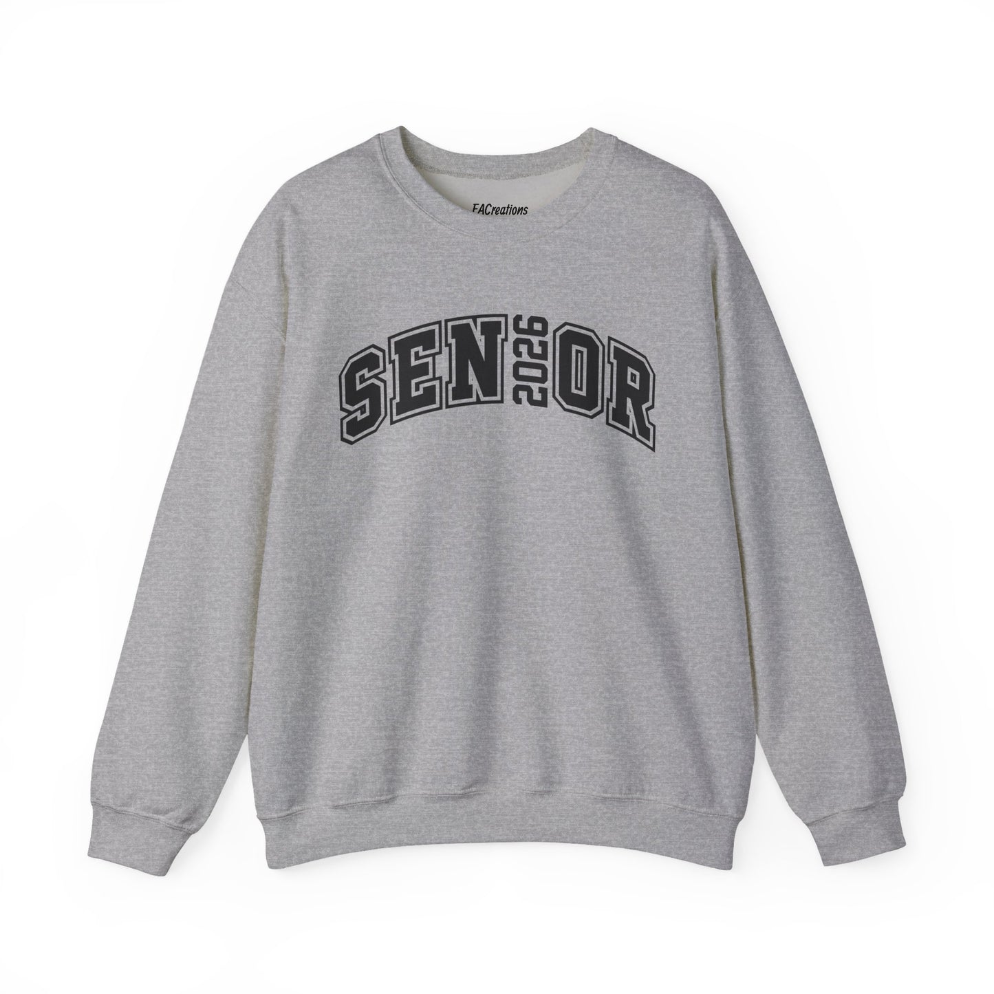 2026 Senior Crewneck Sweatshirt, Unisex Graduation Sweatshirt, Class of 2026 Sweatshirt, Senior Year Apparel, Comfy Graduation Gift