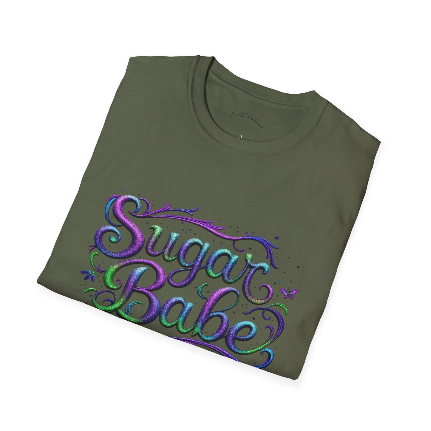 Sugar Babe Unisex Softstyle T-Shirt, Cute Graphic Tee, Casual Wear, Gift for Her, Spring Fashion, Trendy Top
