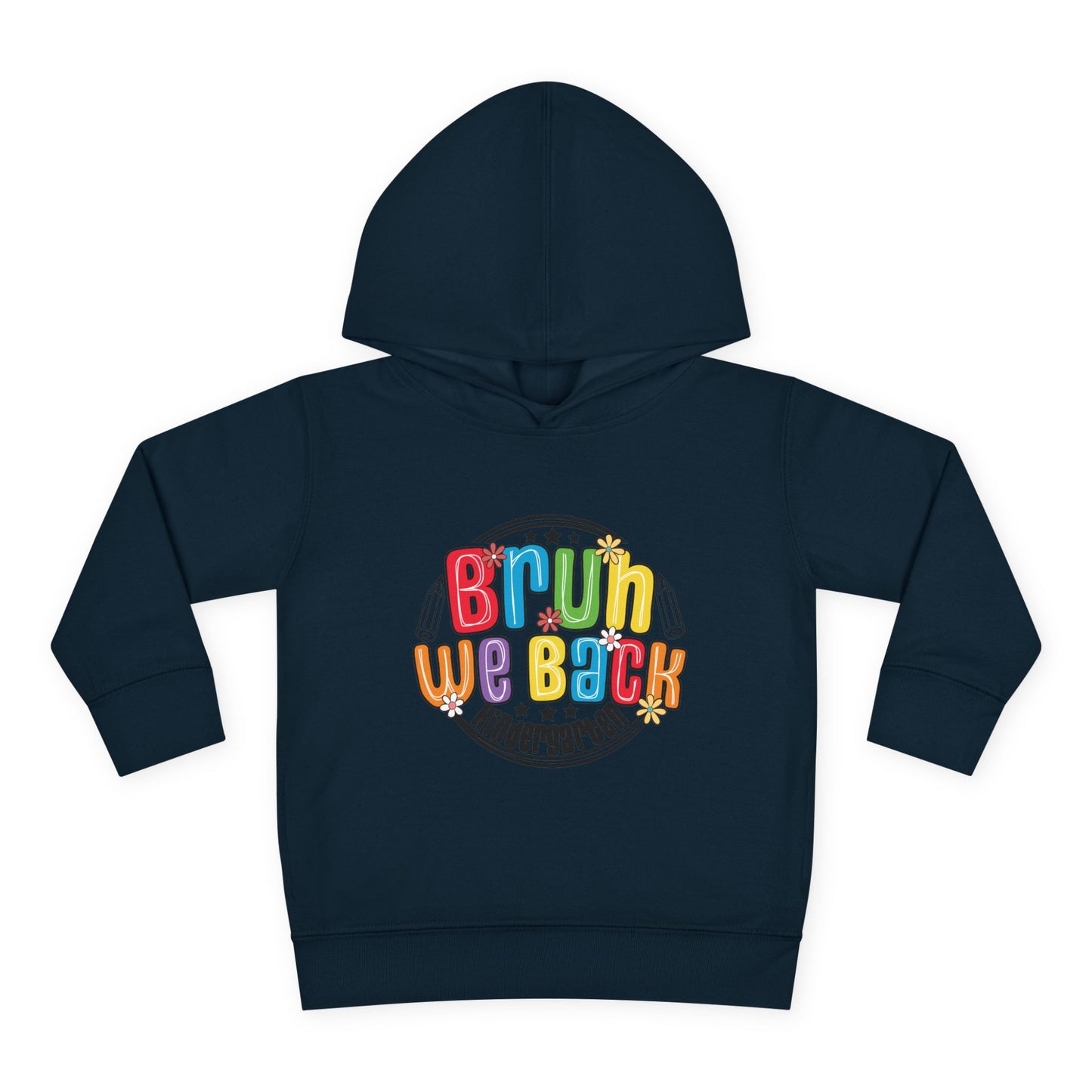 Bright Kindergarten Hoodie for Toddlers, Cute Fleece Pullover, Back to School Gift, Fun Kids Hoodie, Toddler School Apparel