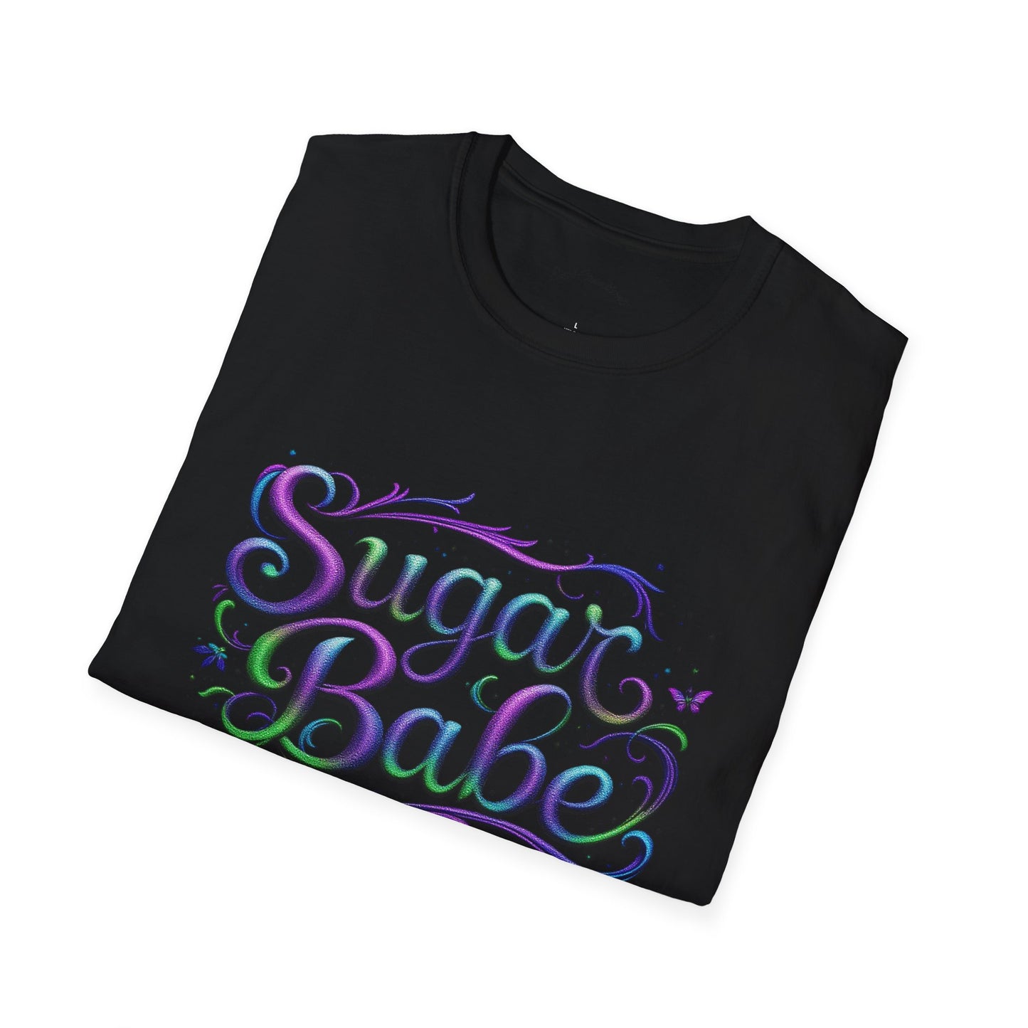 Sugar Babe Unisex Softstyle T-Shirt, Cute Graphic Tee, Casual Wear, Gift for Her, Spring Fashion, Trendy Top