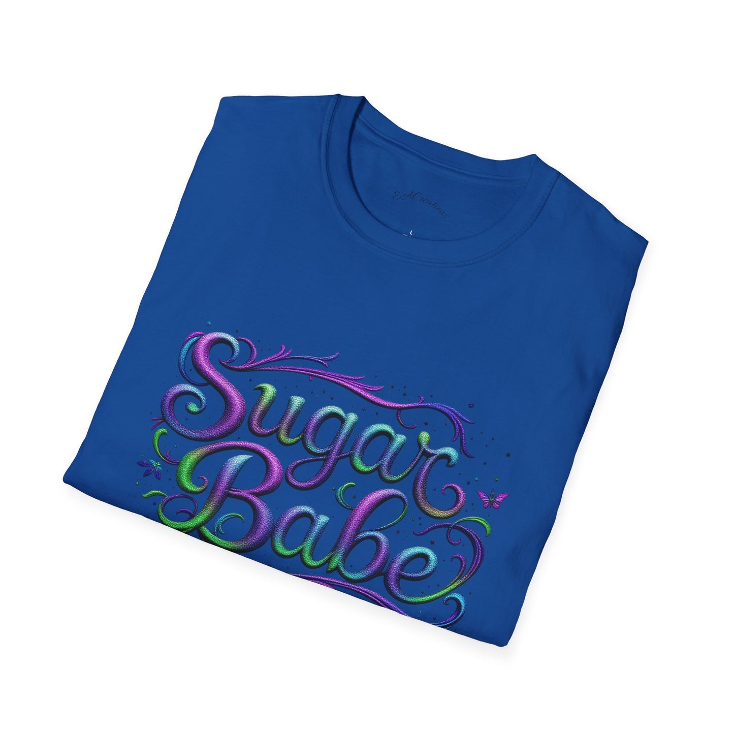 Sugar Babe Unisex Softstyle T-Shirt, Cute Graphic Tee, Casual Wear, Gift for Her, Spring Fashion, Trendy Top