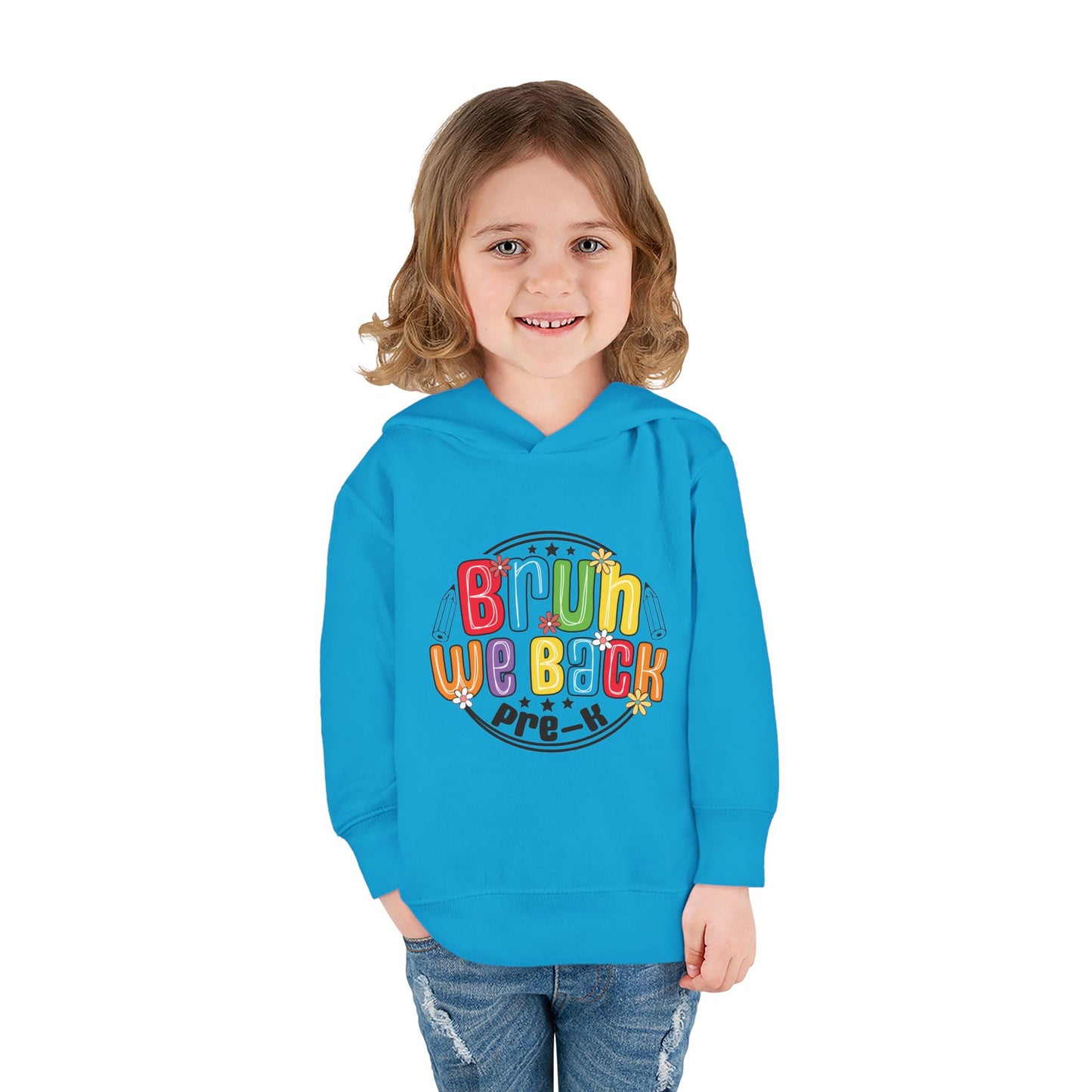 Pre-K Toddler Fleece Hoodie - Fun and Cozy Pullover for Little Ones, Cute Kids Clothing, Birthday Gift, School Spirit, Winter Wardrobe