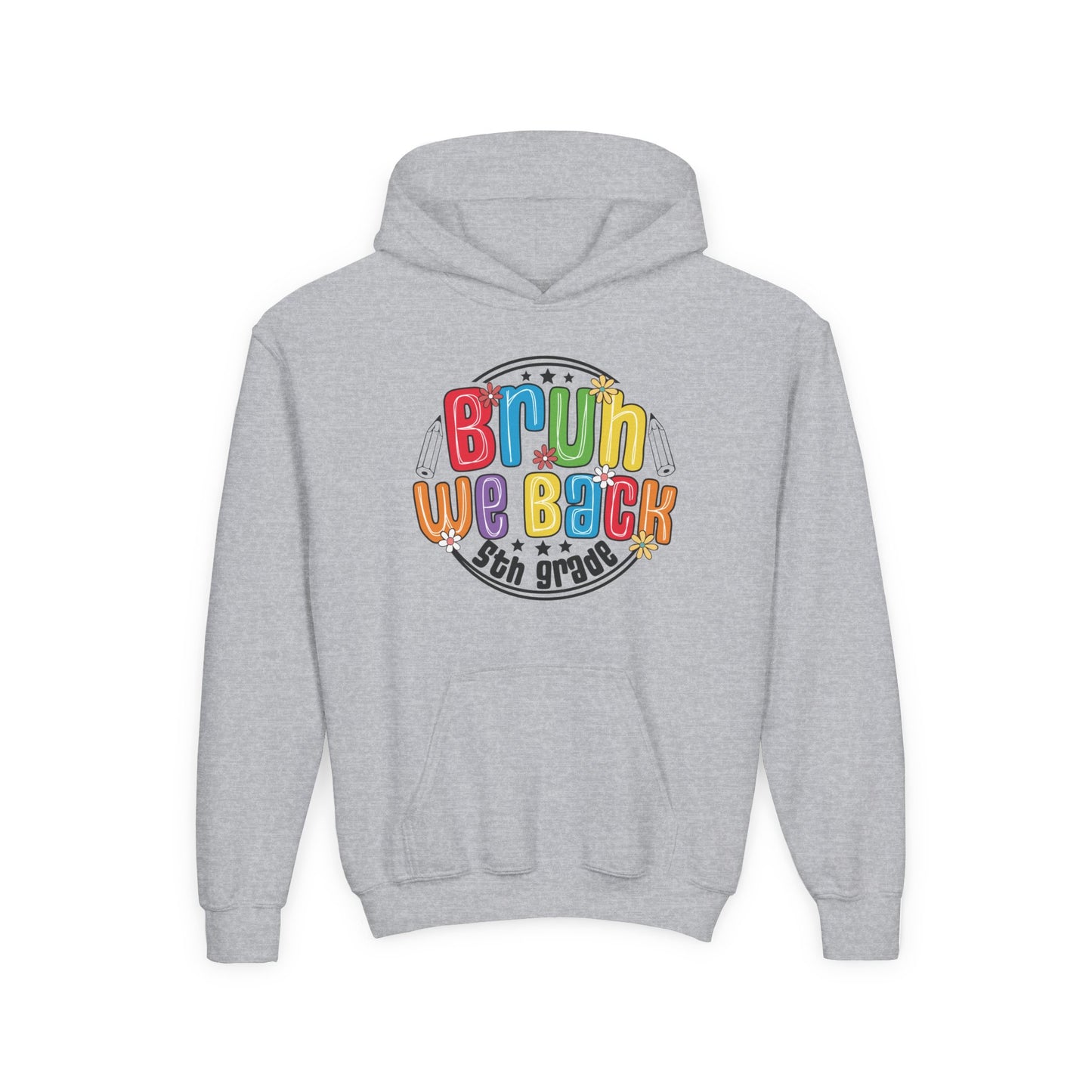 5th Grade Graduation Hoodie, Youth Sweatshirt, Back to School Apparel, Classroom Memories Gift, Fun School Spirit Wear
