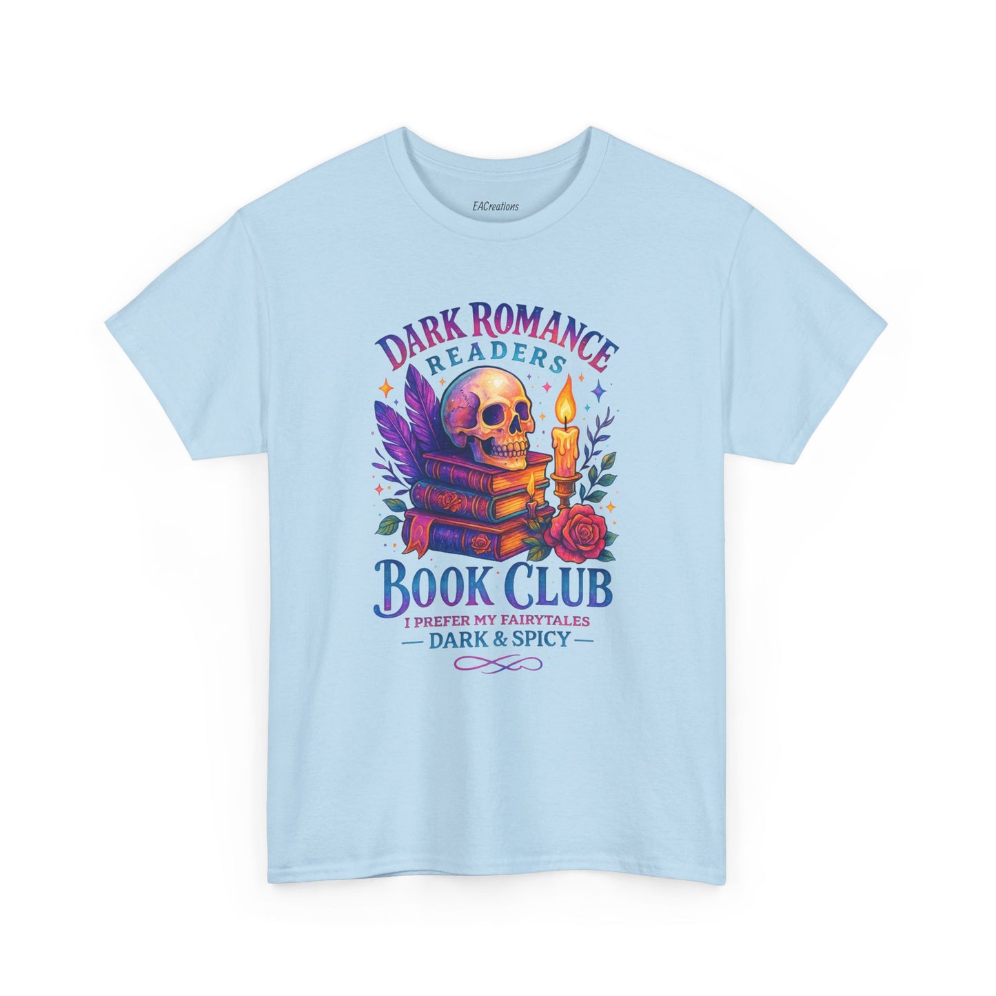 Dark Romance Book Club Tee, Unisex Cotton Graphic Tee, Ideal Gift for Readers, Cozy Bookworm Apparel, Great for Book Lovers, Nerdy T-Shirt