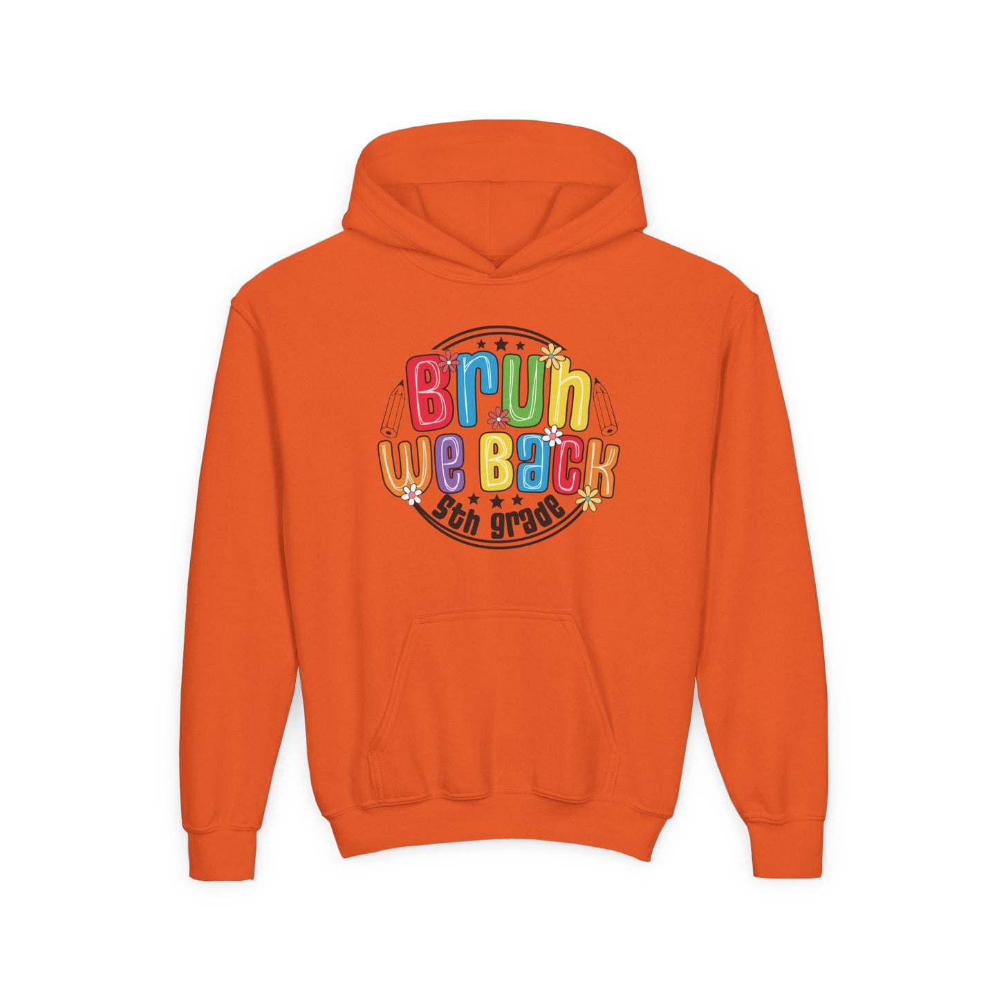 5th Grade Graduation Hoodie, Youth Sweatshirt, Back to School Apparel, Classroom Memories Gift, Fun School Spirit Wear
