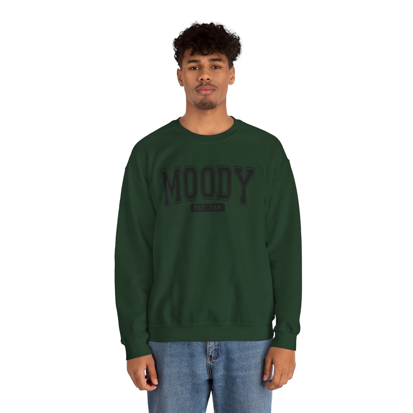 Moody Crewneck Sweatshirt for Every Mood, Cozy Layer for Fall, Gift for Friends, Casual Style, Unisex Fashion
