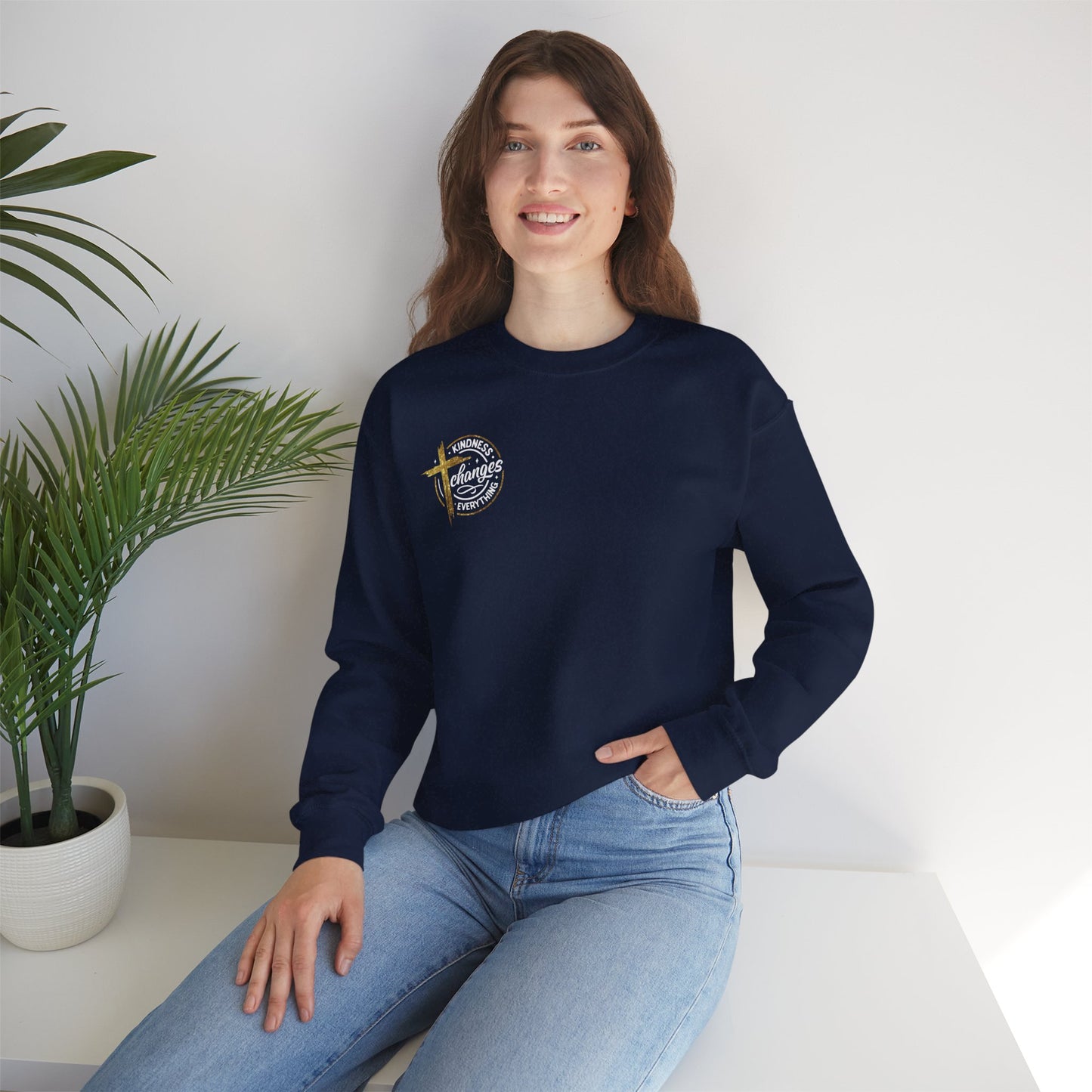 Faith-Inspired Crewneck Sweatshirt, Religious Sweatshirt, Christian Apparel, Inspirational Gift, Cozy Faith Wear