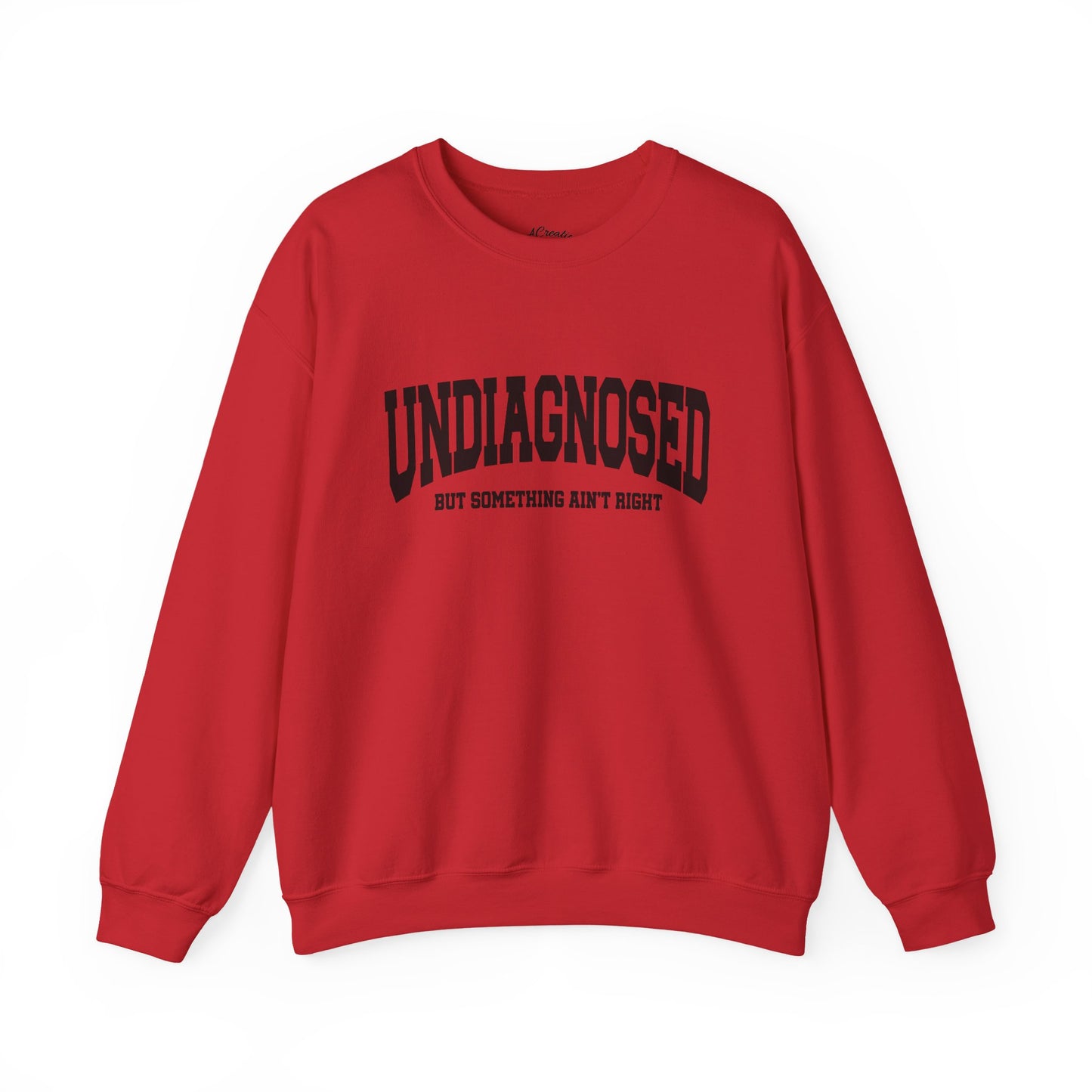 Unisex Heavy Blend™ Crewneck Sweatshirt - Undiagnosed, Comfort Wear, Mental Health Awareness Gift, Cozy Apparel, Self-care Sweater
