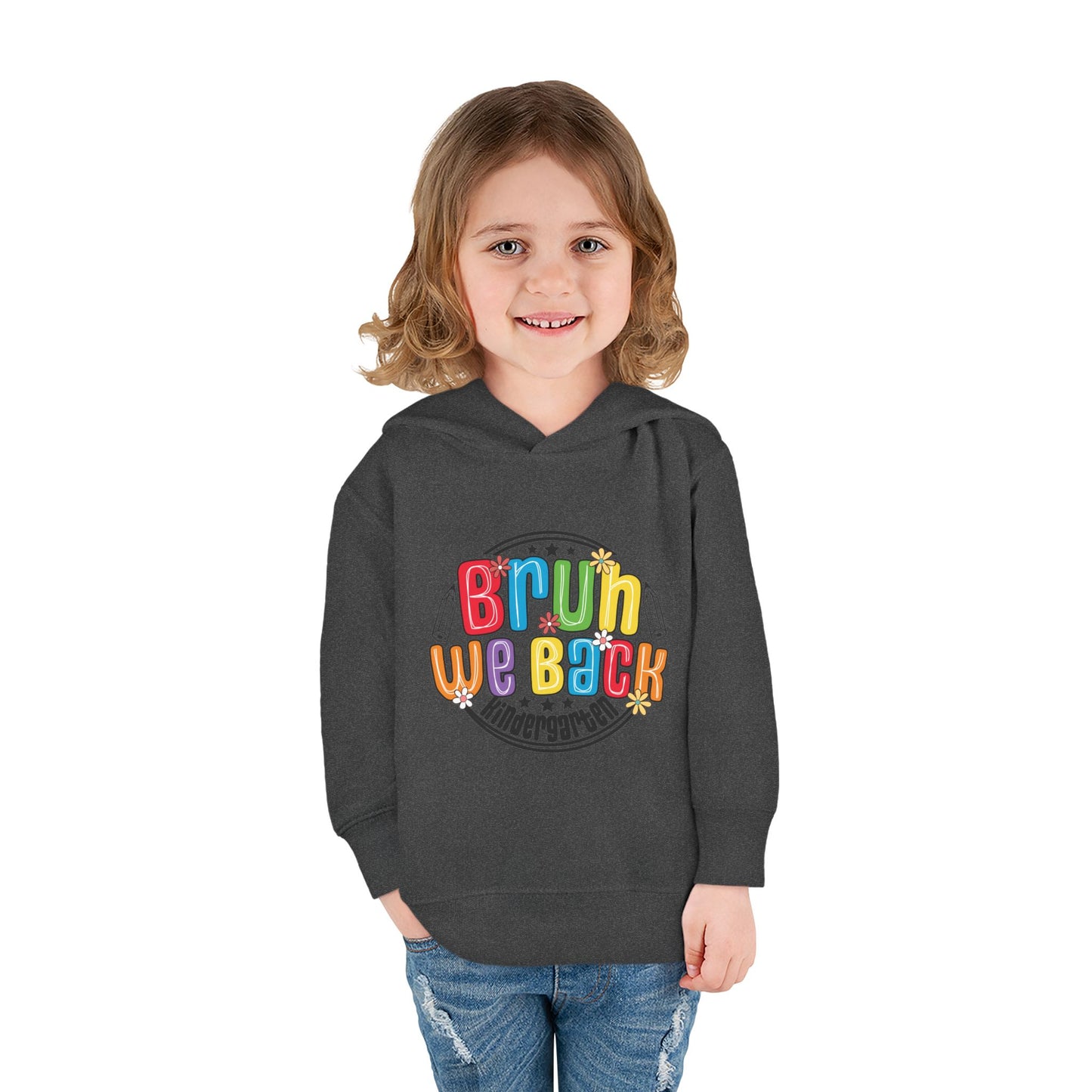 Bright Kindergarten Hoodie for Toddlers, Cute Fleece Pullover, Back to School Gift, Fun Kids Hoodie, Toddler School Apparel