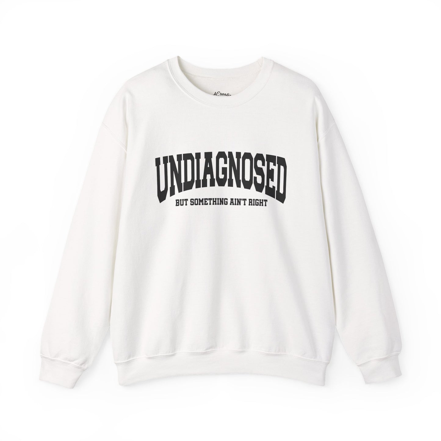 Unisex Heavy Blend™ Crewneck Sweatshirt - Undiagnosed, Comfort Wear, Mental Health Awareness Gift, Cozy Apparel, Self-care Sweater