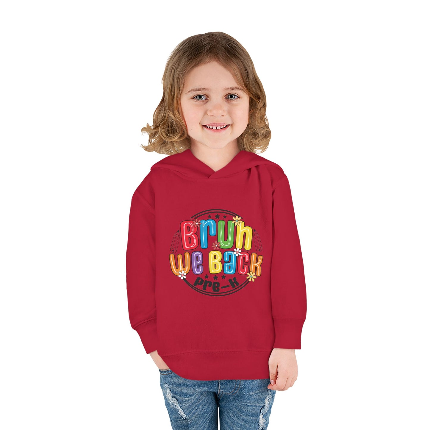 Pre-K Toddler Fleece Hoodie - Fun and Cozy Pullover for Little Ones, Cute Kids Clothing, Birthday Gift, School Spirit, Winter Wardrobe
