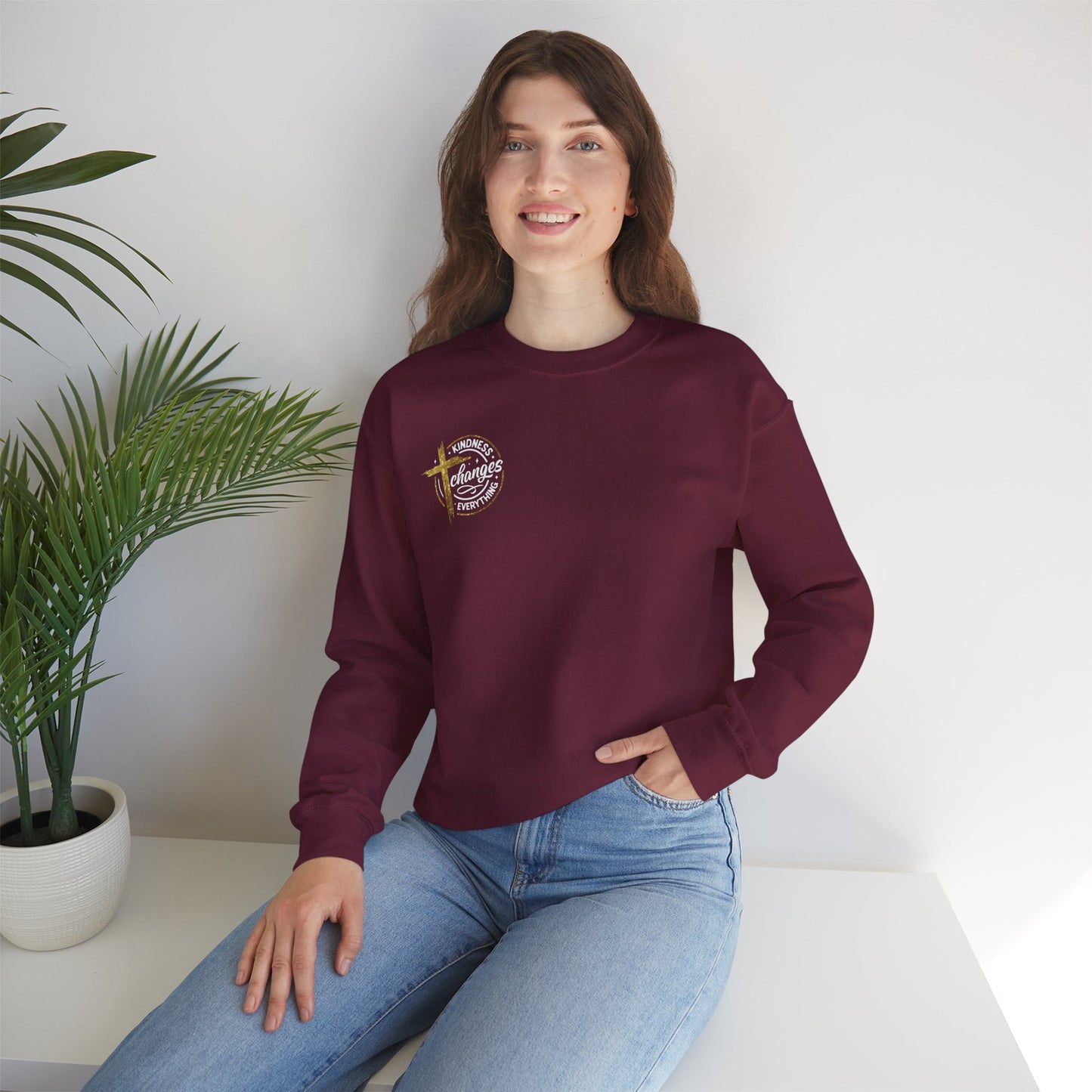 Faith-Inspired Crewneck Sweatshirt, Religious Sweatshirt, Christian Apparel, Inspirational Gift, Cozy Faith Wear