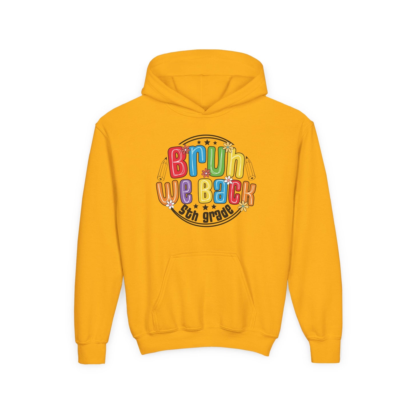 5th Grade Graduation Hoodie, Youth Sweatshirt, Back to School Apparel, Classroom Memories Gift, Fun School Spirit Wear