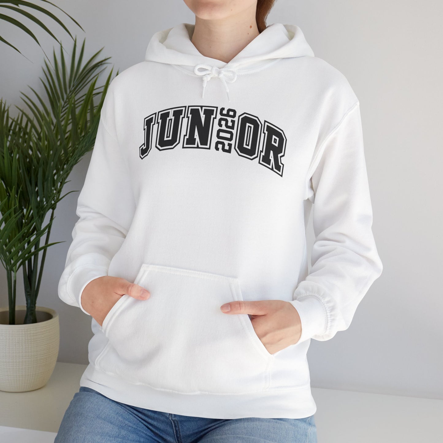 Junior 2026 Sweatshirt, Unisex Graduation Hoodie, Gift for Graduates, Casual College Apparel, Trendy Class of 2026 Hoodie