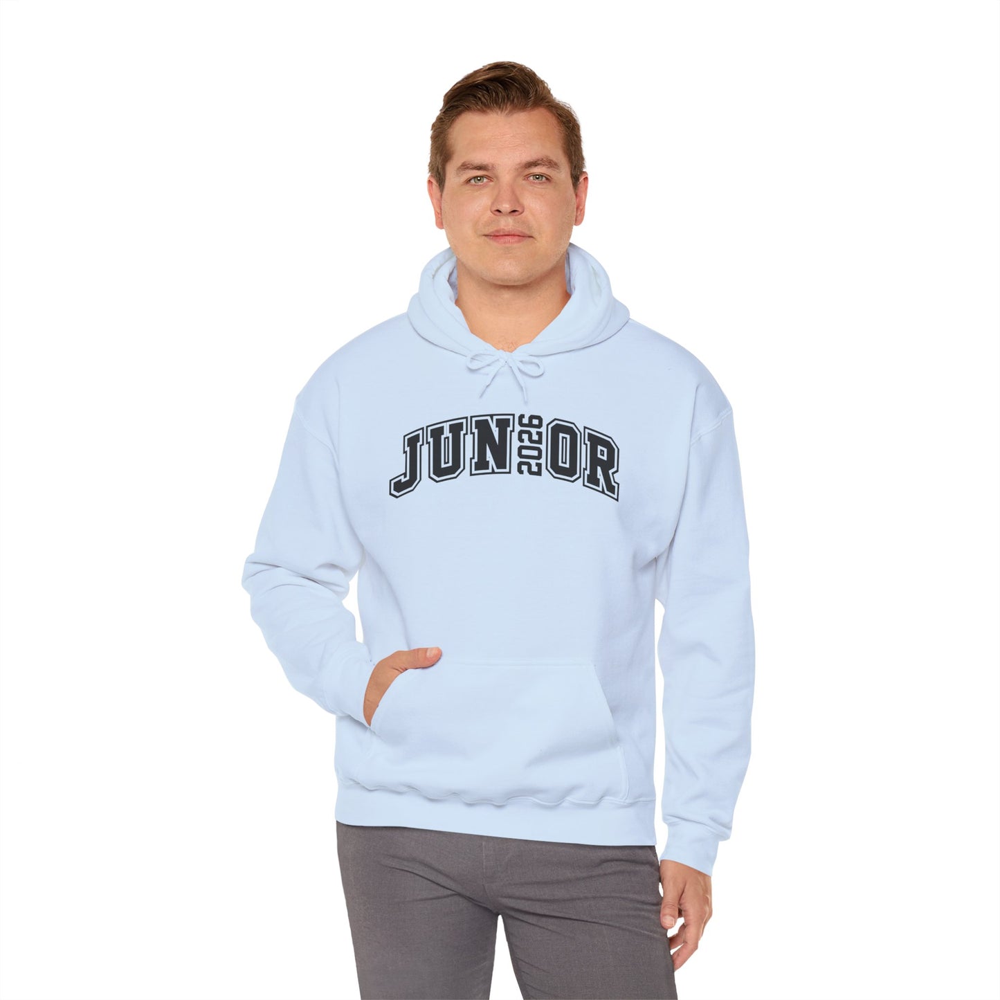 Junior 2026 Sweatshirt, Unisex Graduation Hoodie, Gift for Graduates, Casual College Apparel, Trendy Class of 2026 Hoodie