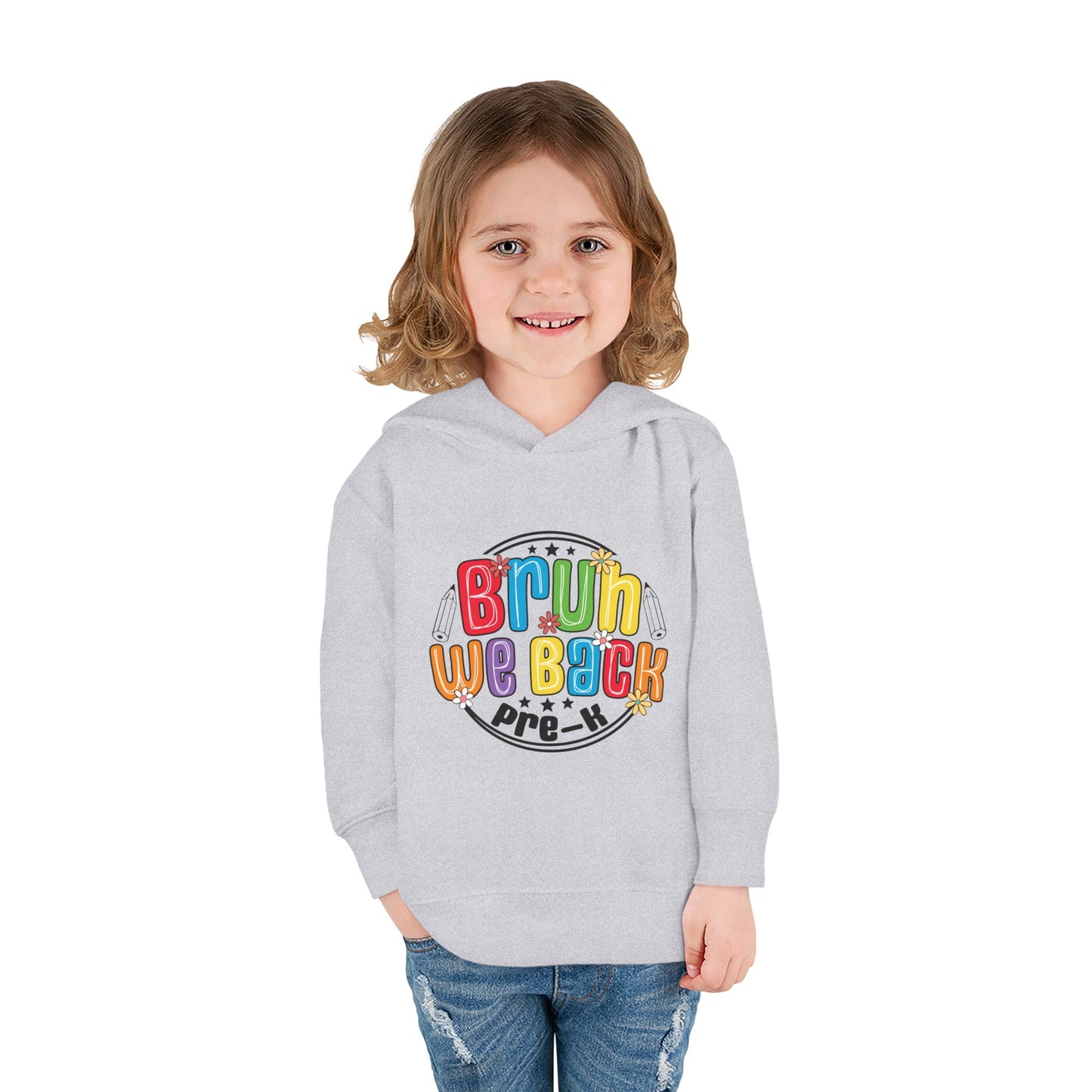 Pre-K Toddler Fleece Hoodie - Fun and Cozy Pullover for Little Ones, Cute Kids Clothing, Birthday Gift, School Spirit, Winter Wardrobe