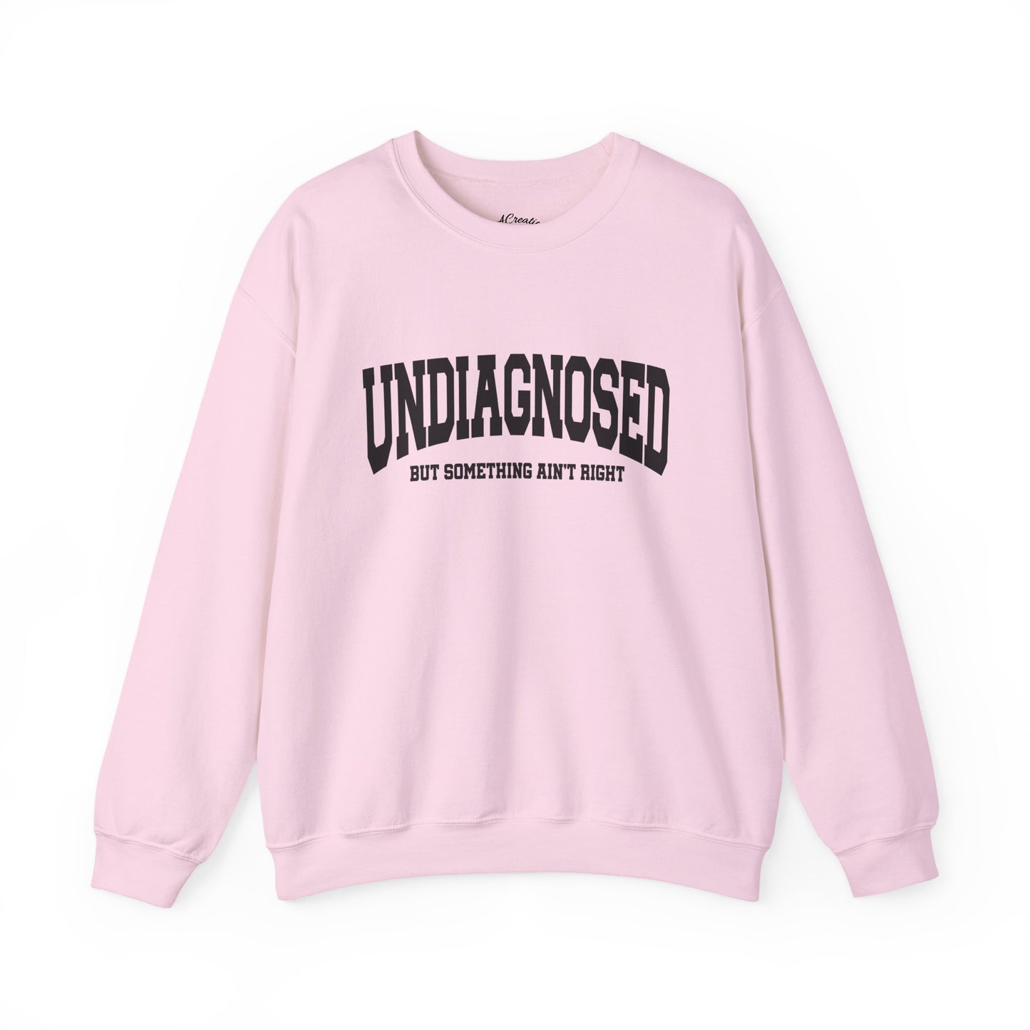 Unisex Heavy Blend™ Crewneck Sweatshirt - Undiagnosed, Comfort Wear, Mental Health Awareness Gift, Cozy Apparel, Self-care Sweater