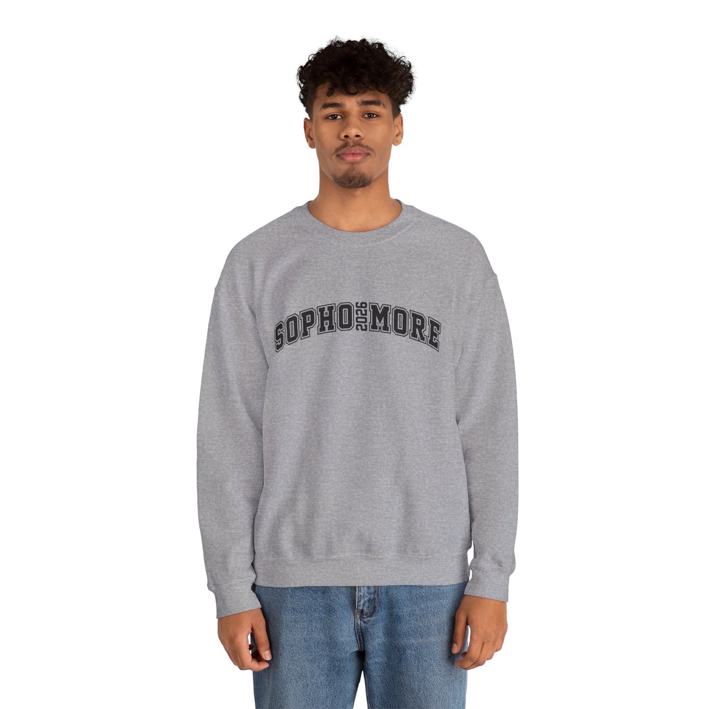 Sophomore Unisex Crewneck Sweatshirt, College Apparel, Graduation Gifts, Back to School Outfit, Cozy Casualwear, Trendy Sweatshirt