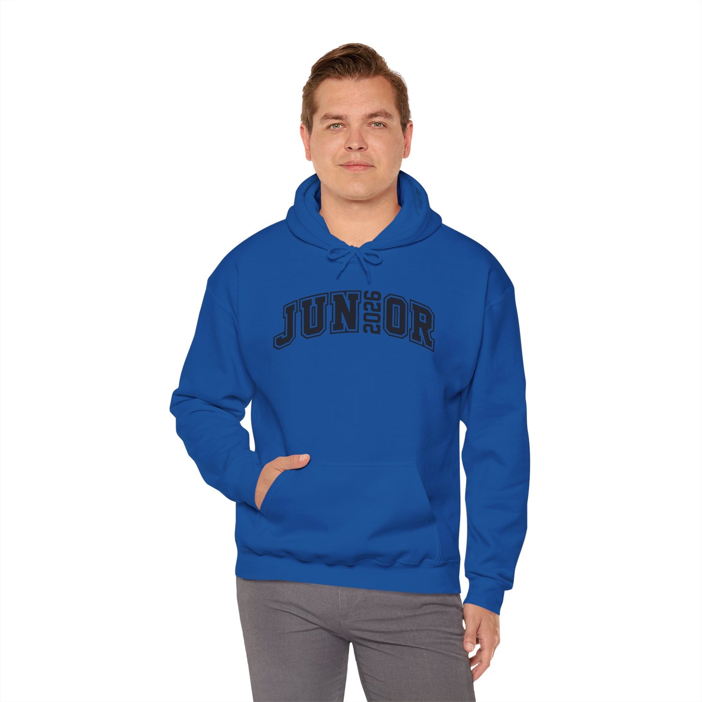 Junior 2026 Sweatshirt, Unisex Graduation Hoodie, Gift for Graduates, Casual College Apparel, Trendy Class of 2026 Hoodie