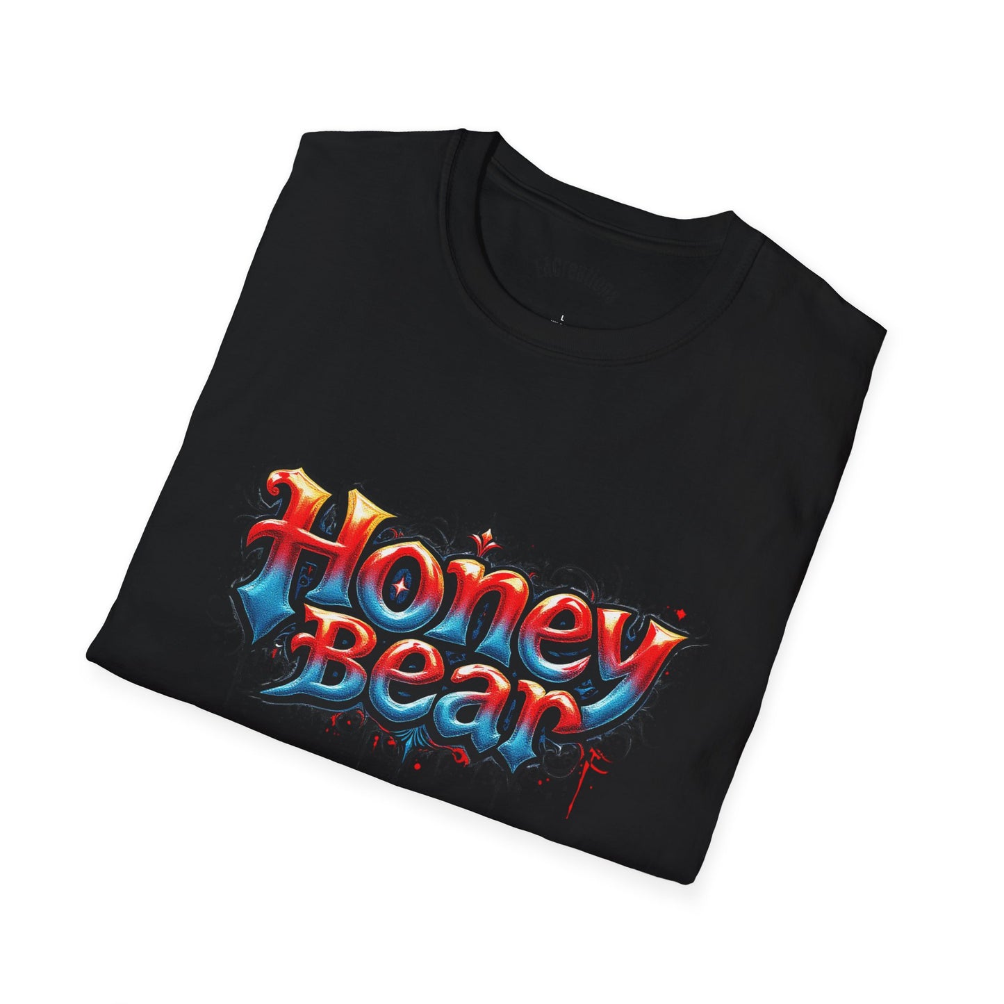 Honey Bear Graphic T-Shirt, Unisex Tee, Cool Casual Wear, Gift for Bear Lovers, Streetwear Style, Trendy Summer Top