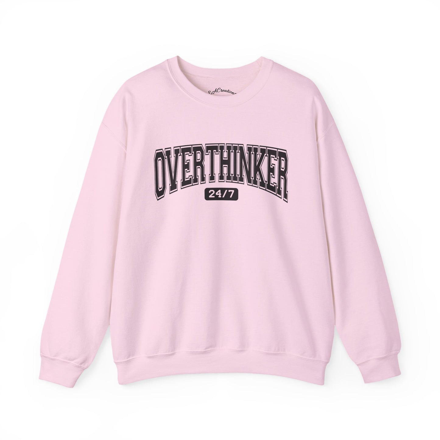 Oversized Overthinker Sweatshirt for Comfort Lovers, Casual Style, Great Gift for Thinkers, Cozy Crewneck for All Occasions
