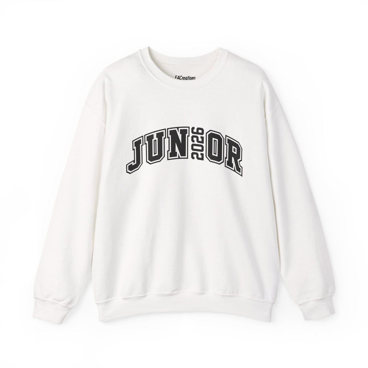 Junior 2026 Crewneck Sweatshirt | Trendy Unisex Gift for Graduates | Cozy Casual Wear | Class of 2026 Apparel | Back to School Fashion