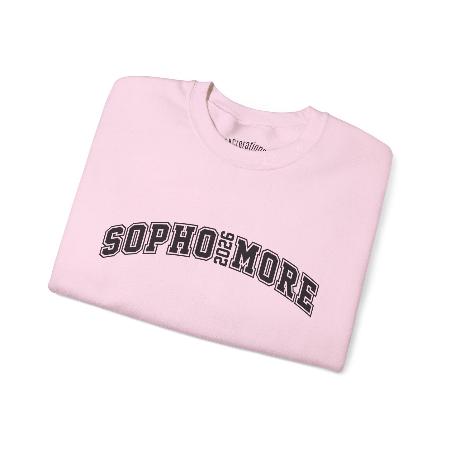 Sophomore Unisex Crewneck Sweatshirt, College Apparel, Graduation Gifts, Back to School Outfit, Cozy Casualwear, Trendy Sweatshirt