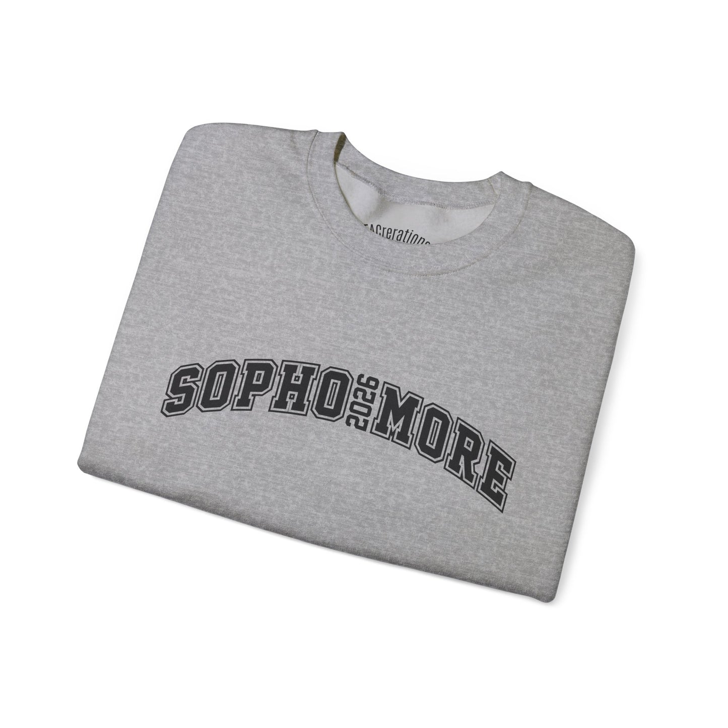 Sophomore Unisex Crewneck Sweatshirt, College Apparel, Graduation Gifts, Back to School Outfit, Cozy Casualwear, Trendy Sweatshirt