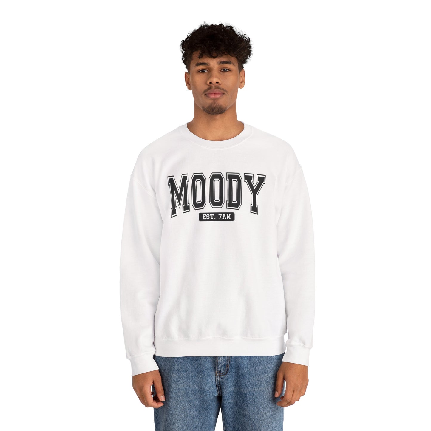 Moody Crewneck Sweatshirt for Every Mood, Cozy Layer for Fall, Gift for Friends, Casual Style, Unisex Fashion