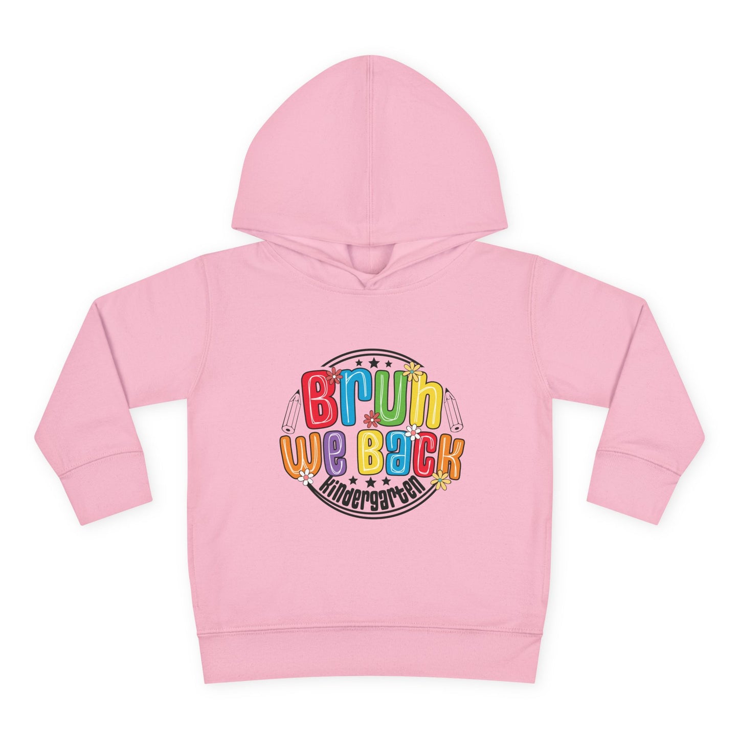 Bright Kindergarten Hoodie for Toddlers, Cute Fleece Pullover, Back to School Gift, Fun Kids Hoodie, Toddler School Apparel