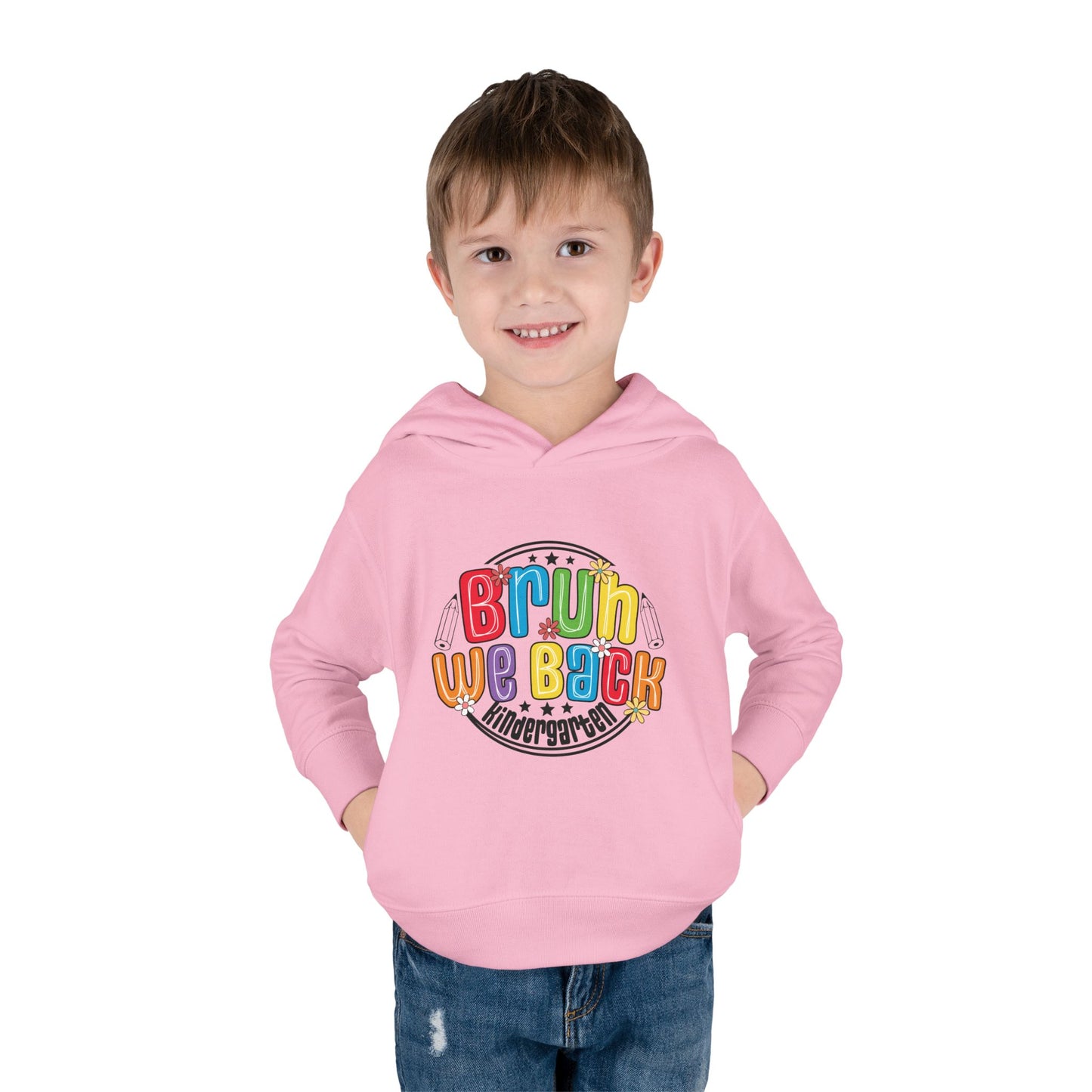 Bright Kindergarten Hoodie for Toddlers, Cute Fleece Pullover, Back to School Gift, Fun Kids Hoodie, Toddler School Apparel