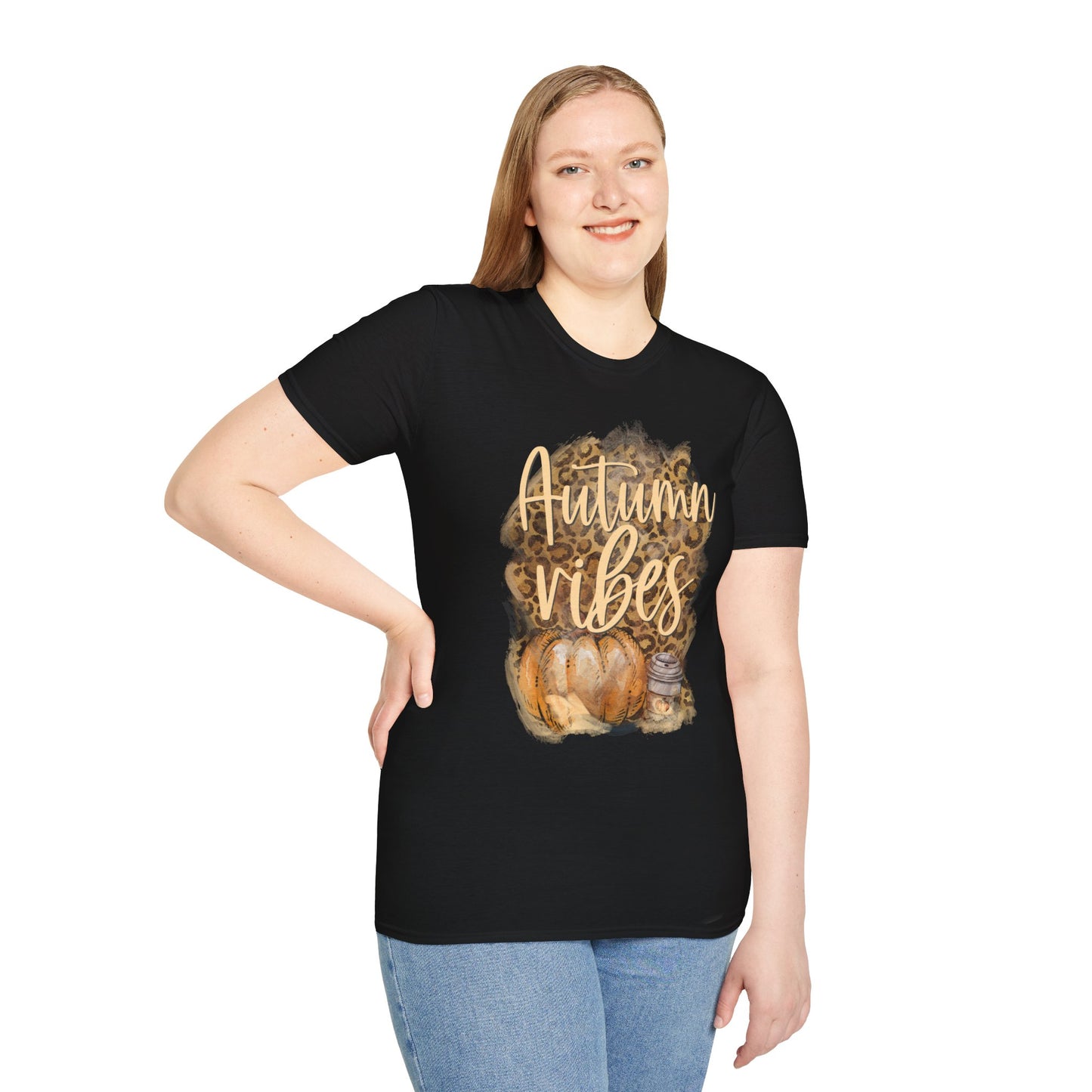Autumn Vibes Unisex T-Shirt | Fall Fashion, Harvest Tee, Cozy Outfit, Seasonal Apparel, Gift for Thanksgiving