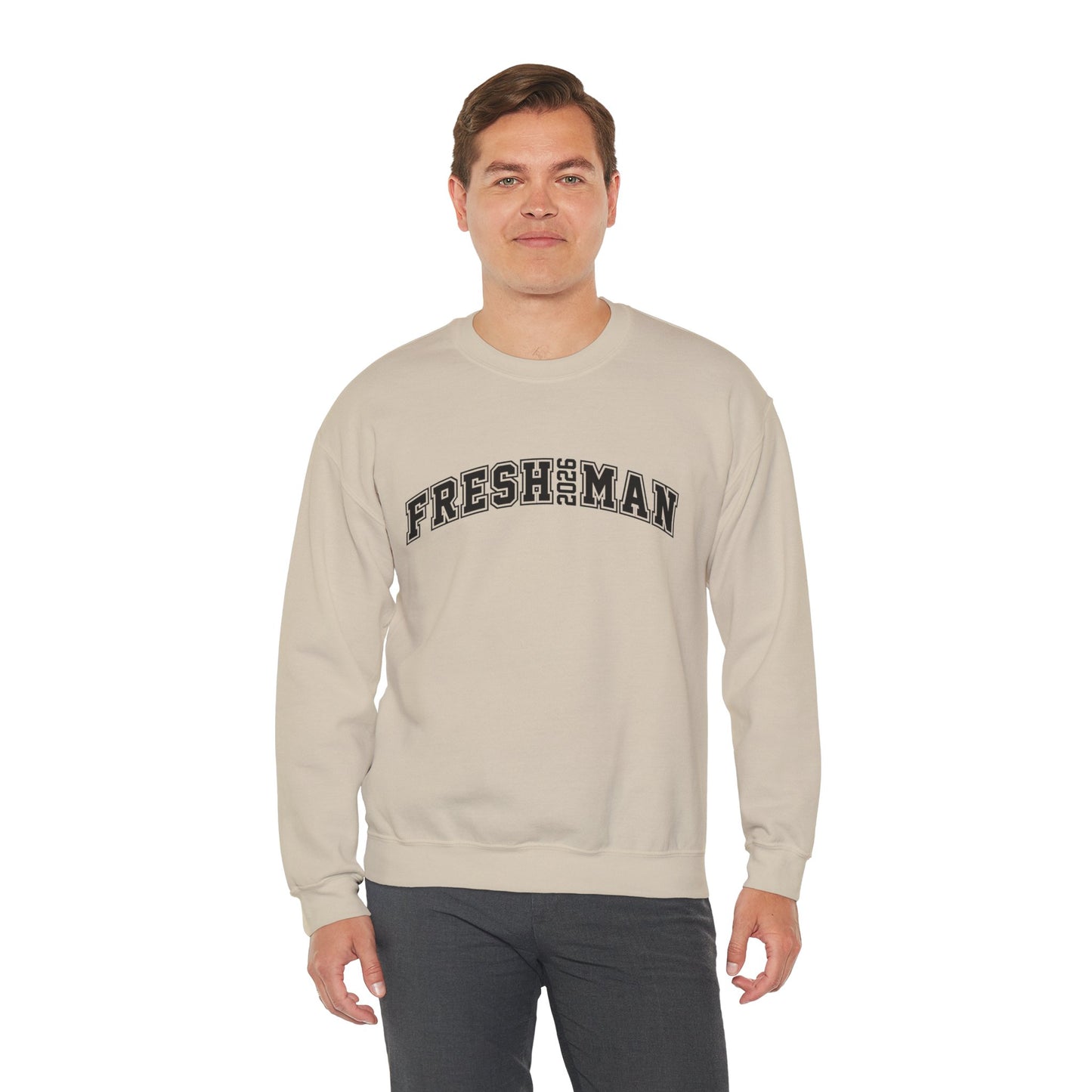 Freshman Crewneck Sweatshirt, Perfect for College Students, Unisex Gift, Class of 2026, Casual Wear, Back to School